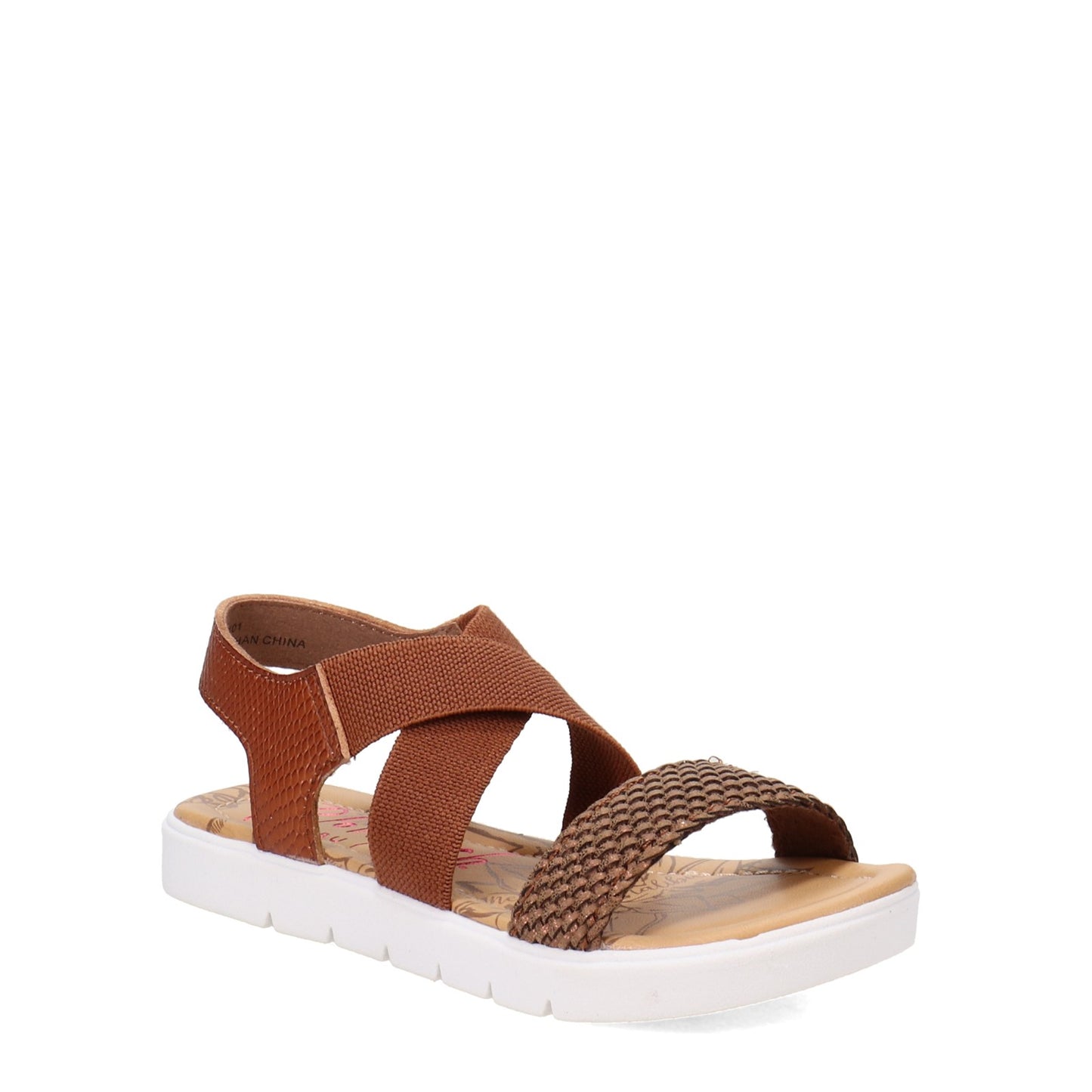 Peltz Shoes Girl's Blowfish Malibu Kids Brixy Sandal - Little Kid & Big Kid SCOTCH BF-9315K 405