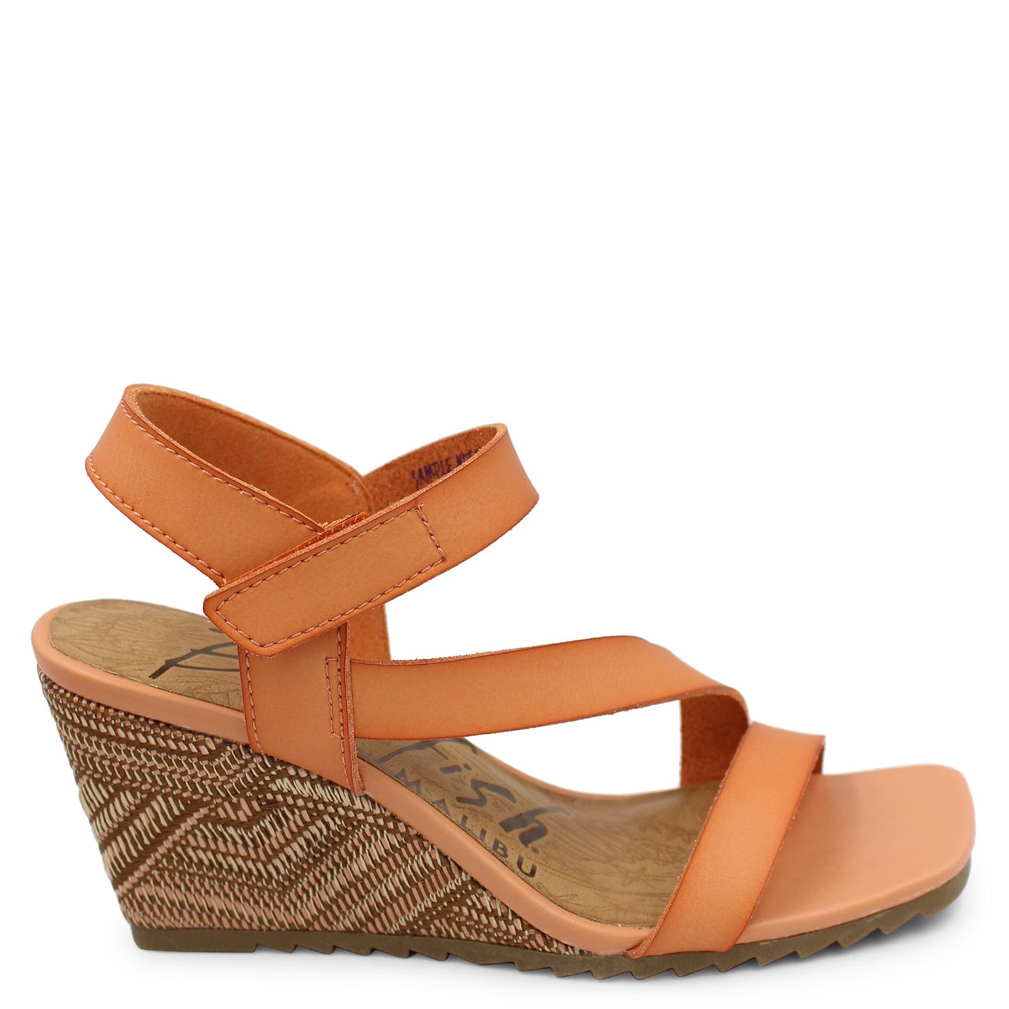 Peltz Shoes Women's Blowfish Malibu Orchid Sandal PAPAYA BF-9328-099