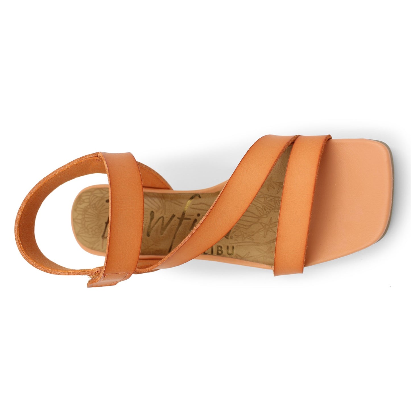 Peltz Shoes Women's Blowfish Malibu Orchid Sandal PAPAYA BF-9328-099