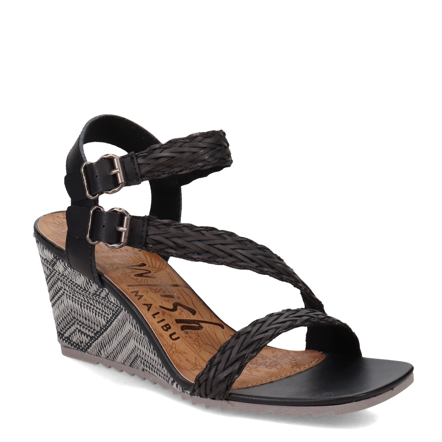 Peltz Shoes Women's Blowfish Malibu Oksana Sandal BLACK BF-9418-024
