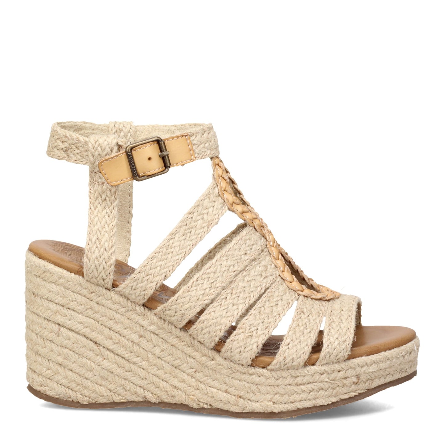 Peltz Shoes Women's Blowfish Malibu Pazazz Rope Sandal NATURAL BF-9466R-932