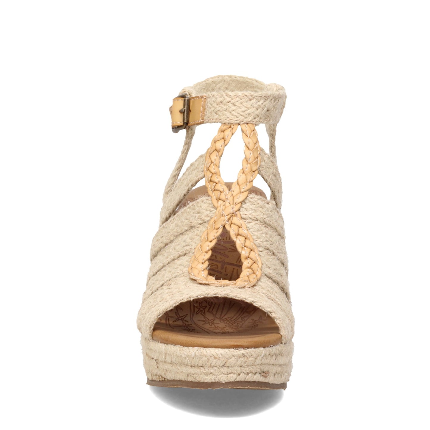 Peltz Shoes Women's Blowfish Malibu Pazazz Rope Sandal NATURAL BF-9466R-932