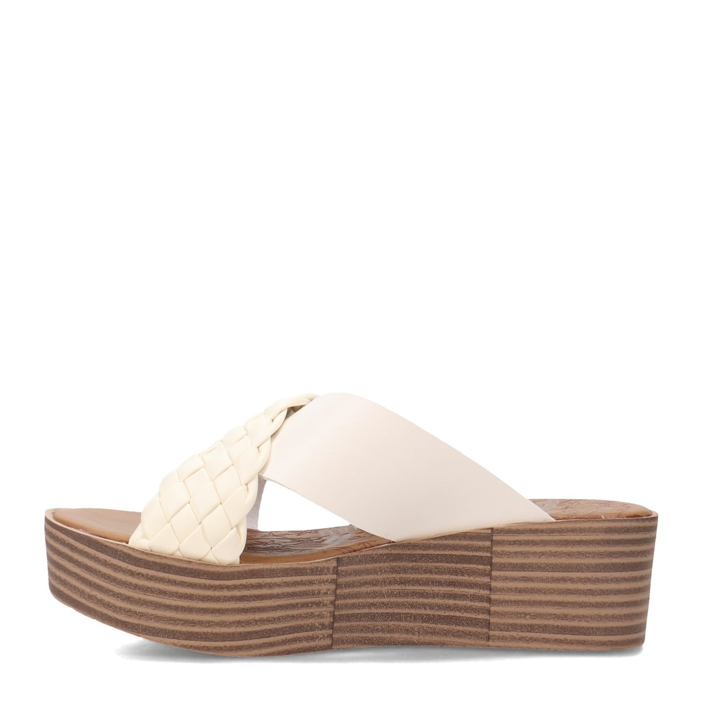Peltz Shoes Women's Blowfish Malibu Luster Sandal WHITE BF-9537-316