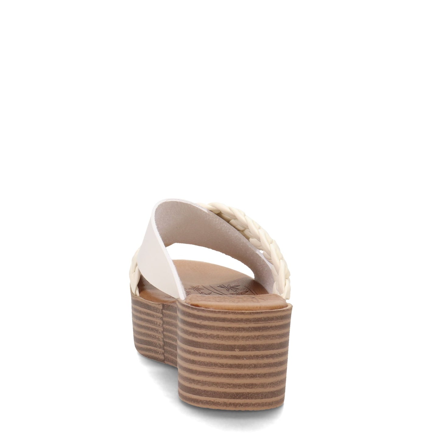 Peltz Shoes Women's Blowfish Malibu Luster Sandal WHITE BF-9537-316
