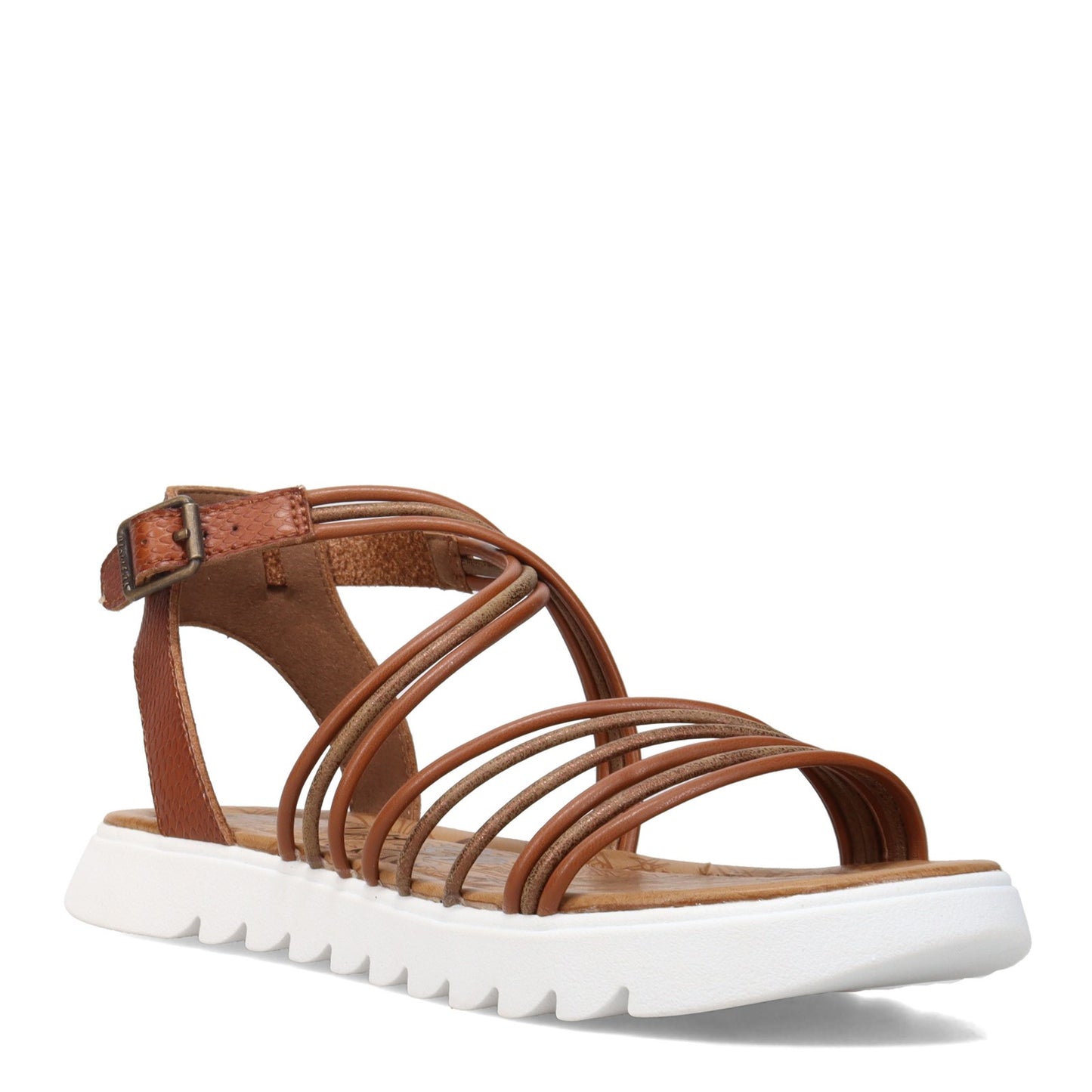 Peltz Shoes Women's Blowfish Malibu Triten Sandal SCOTCH BF-9538-162