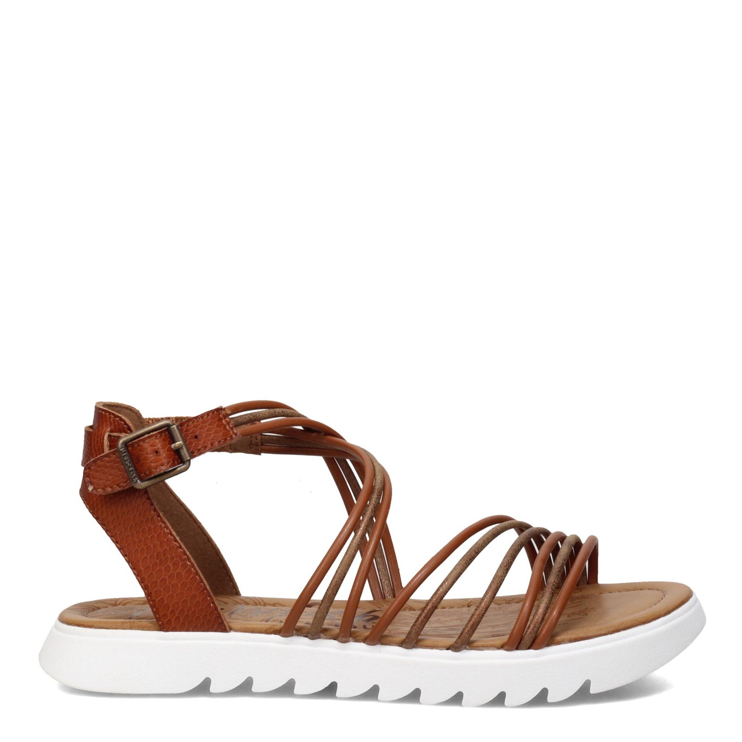 Peltz Shoes Women's Blowfish Malibu Triten Sandal SCOTCH BF-9538-162