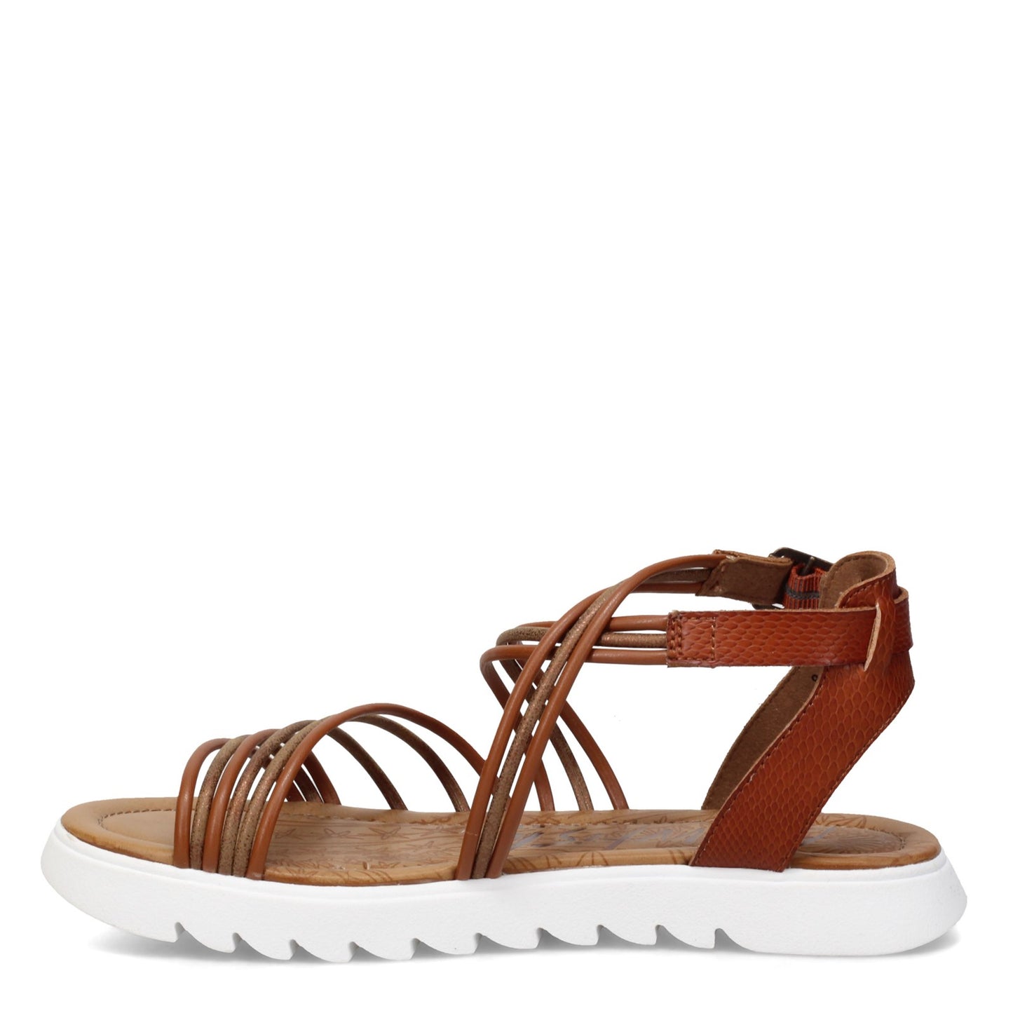 Peltz Shoes Women's Blowfish Malibu Triten Sandal SCOTCH BF-9538-162