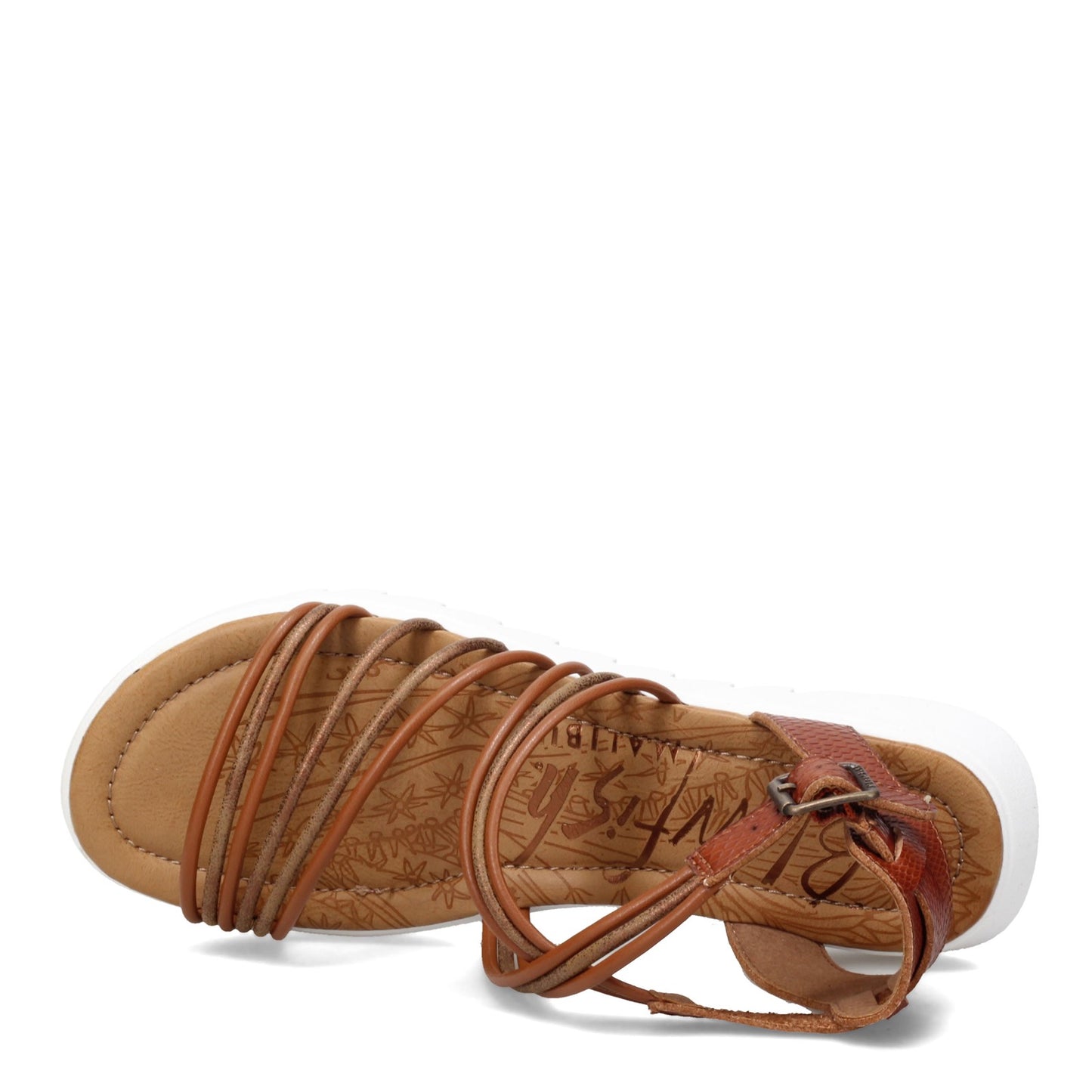 Peltz Shoes Women's Blowfish Malibu Triten Sandal SCOTCH BF-9538-162