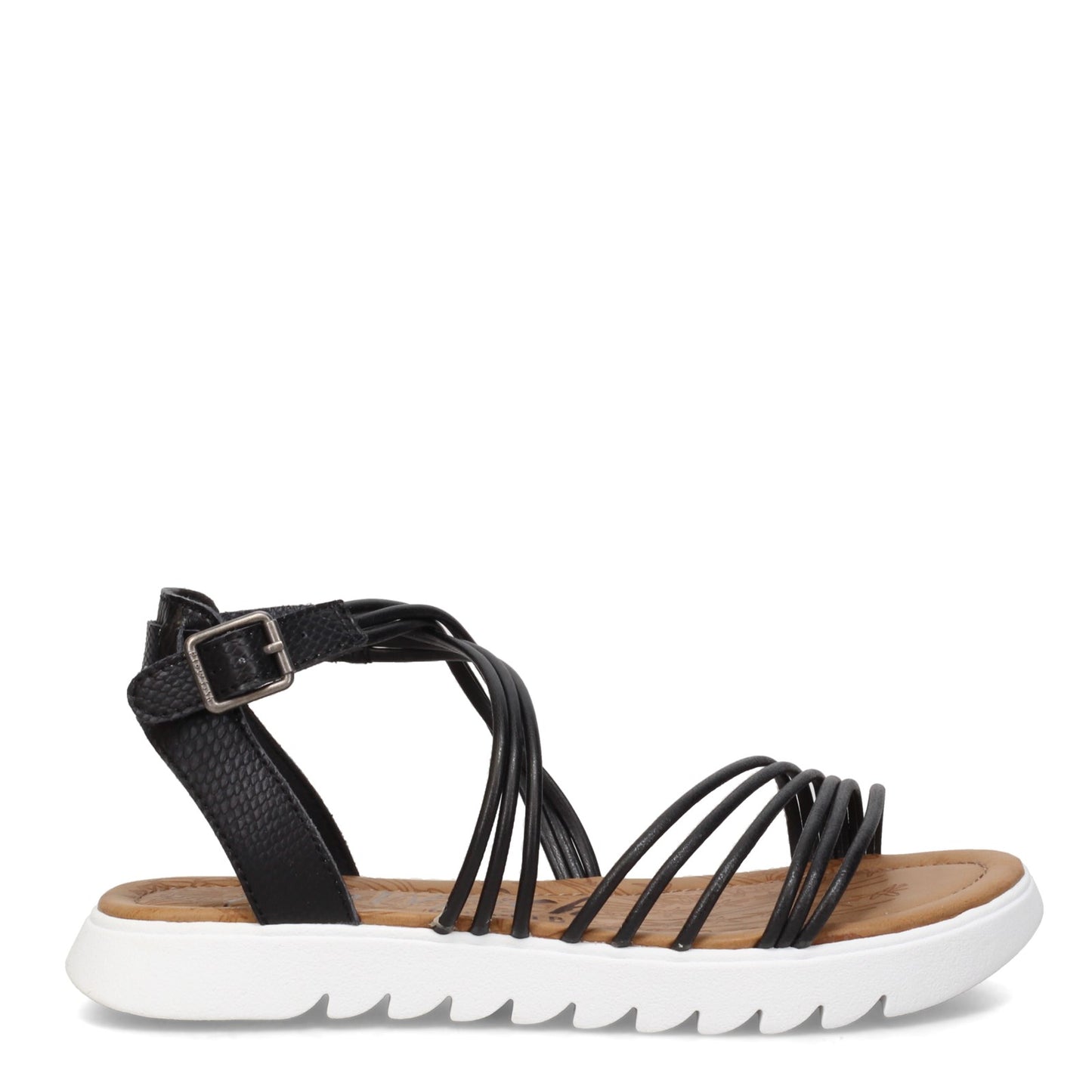 Peltz Shoes Women's Blowfish Malibu Triten Sandal BLACK BF-9538-163