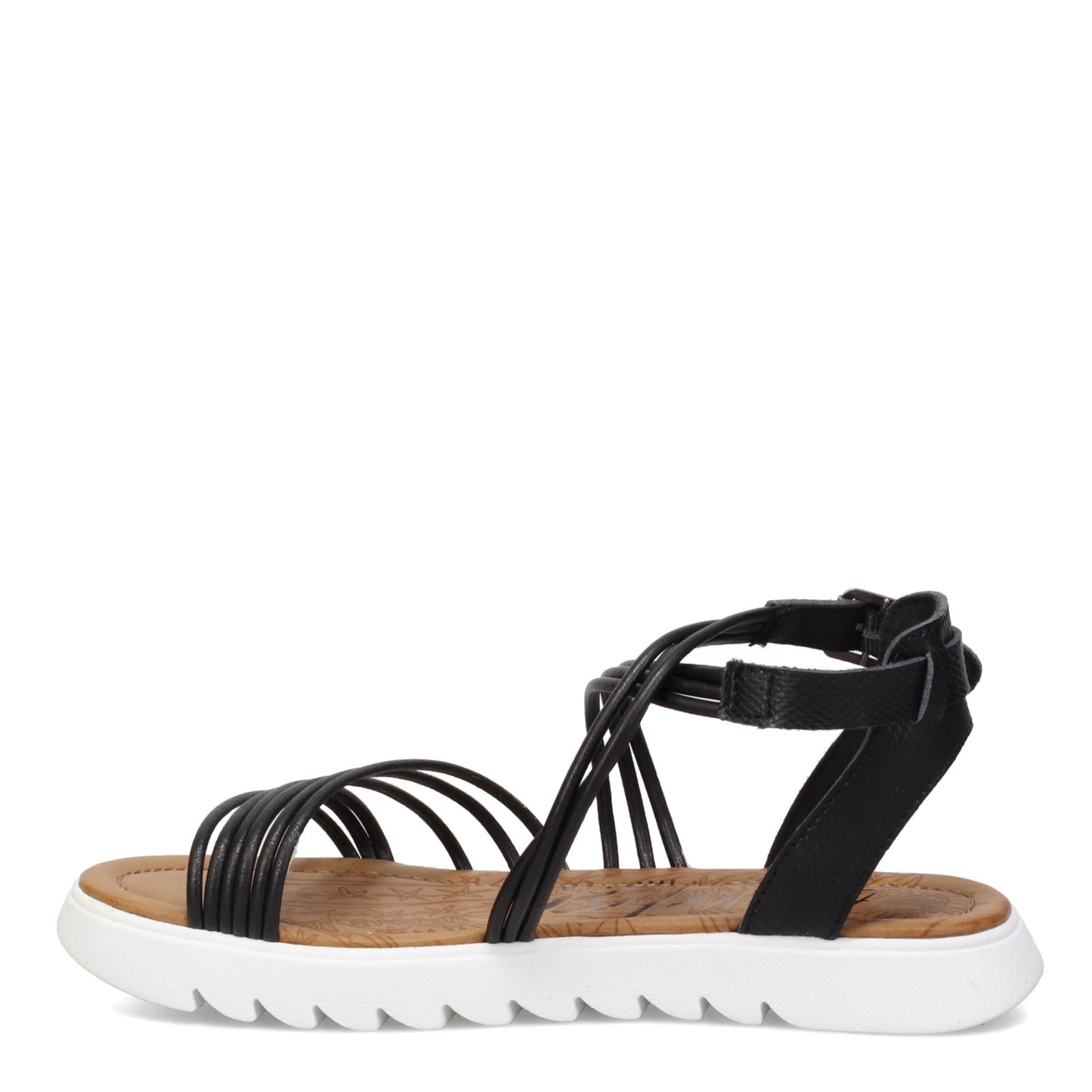 Peltz Shoes Women's Blowfish Malibu Triten Sandal BLACK BF-9538-163