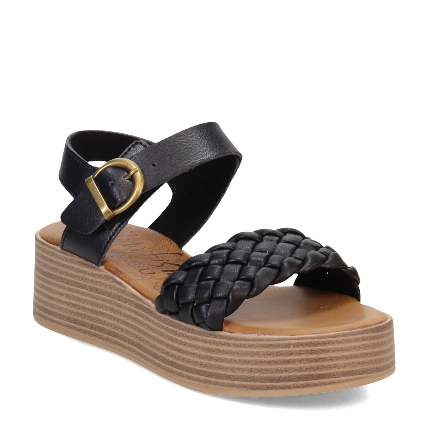 Peltz Shoes Women's Blowfish Malibu Lapaz Sandal BLACK BF-9990-120