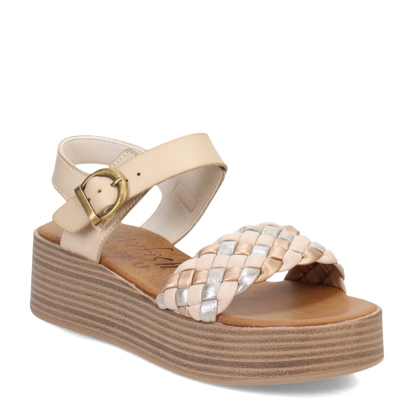 Peltz Shoes Women's Blowfish Malibu Lapaz Sandal WHITE BF-9990-404