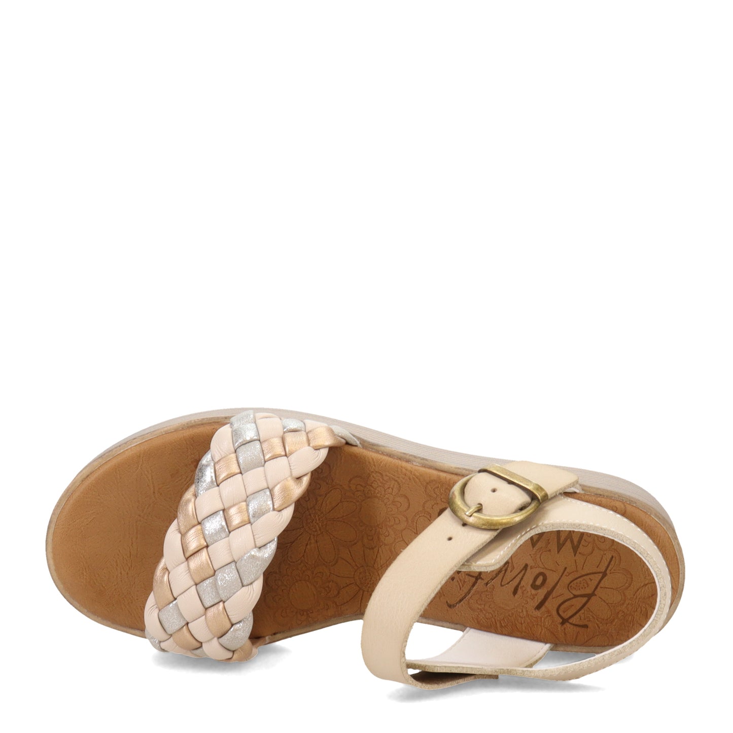 Peltz Shoes Women's Blowfish Malibu Lapaz Sandal WHITE BF-9990-404