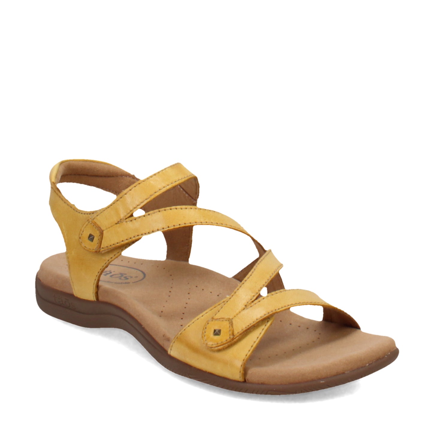 Peltz Shoes Women's Taos Big Time Sandal Yellow BGT-14132-YLW