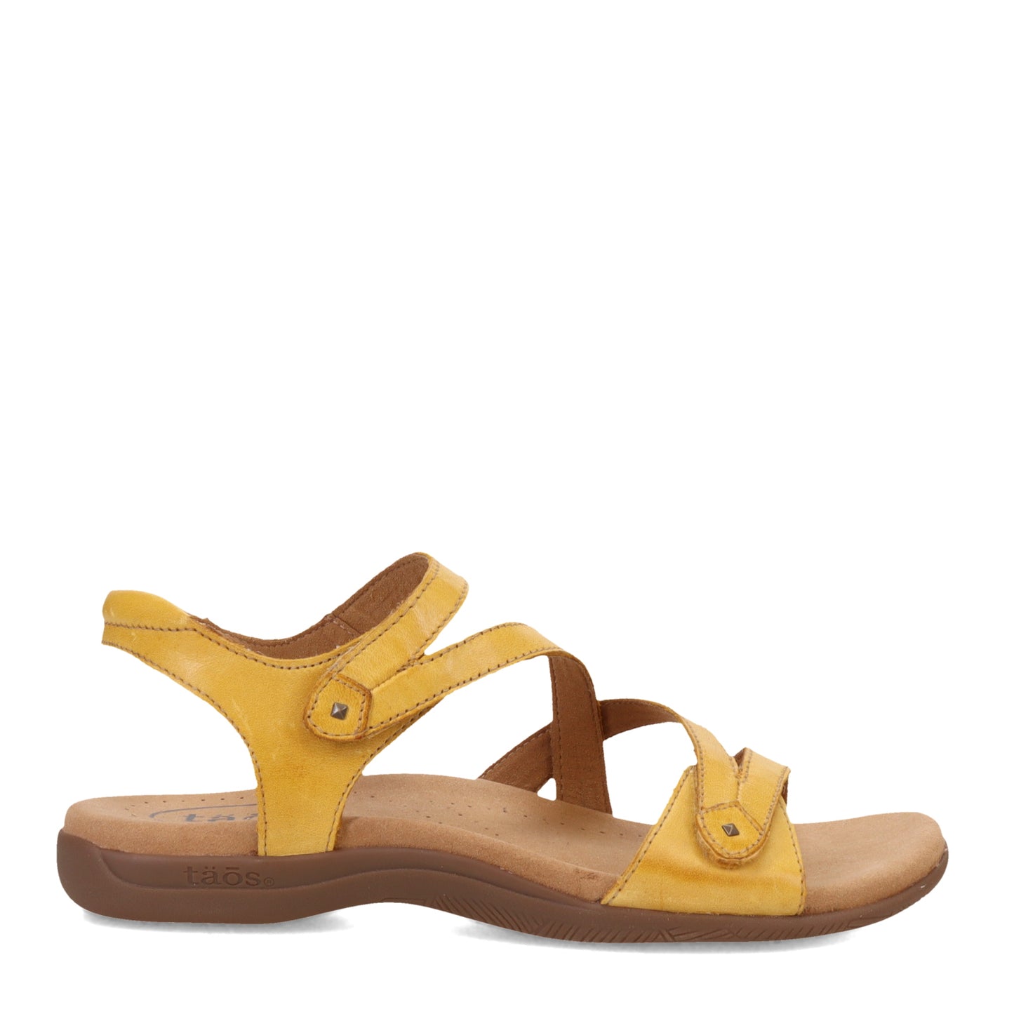 Peltz Shoes Women's Taos Big Time Sandal Yellow BGT-14132-YLW