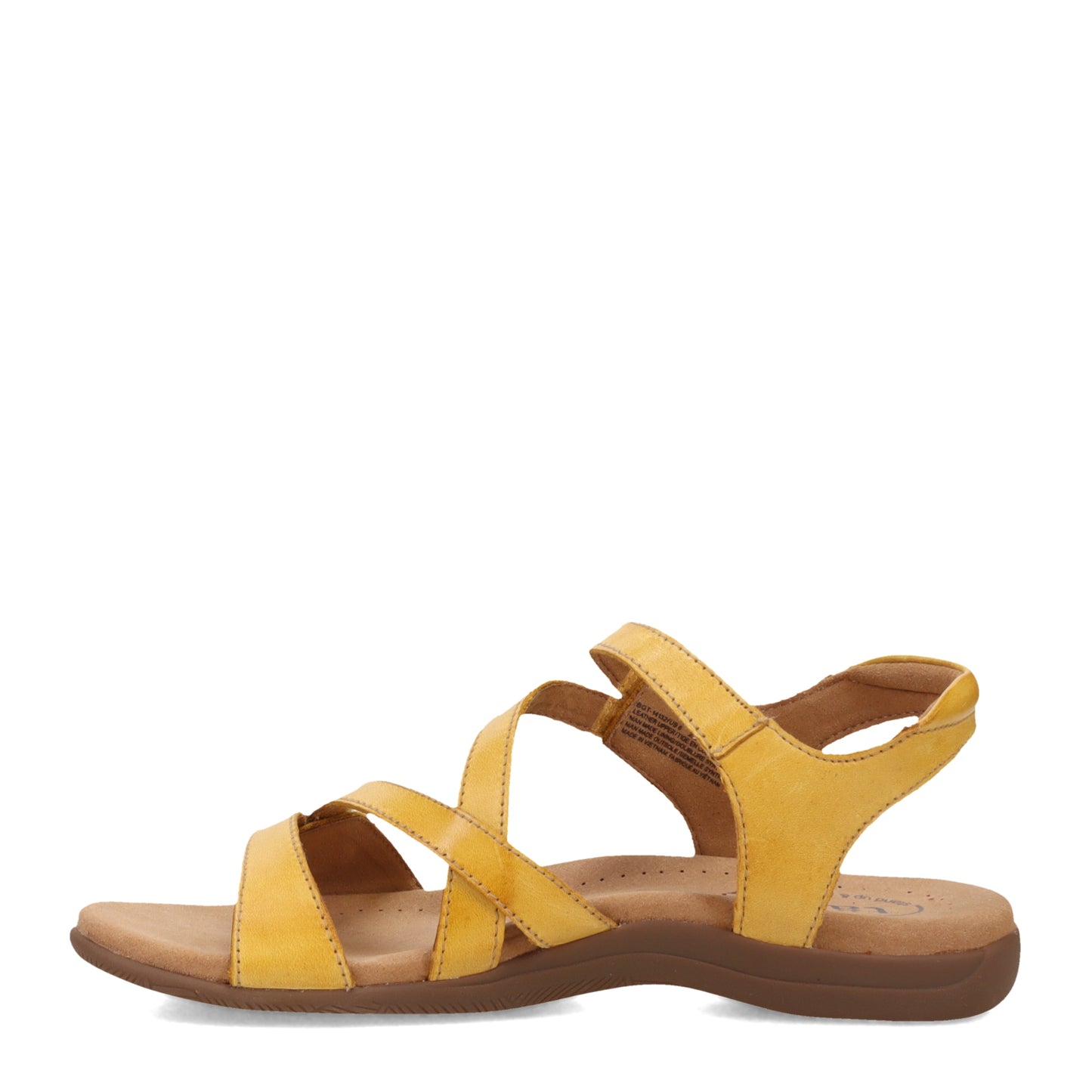 Peltz Shoes Women's Taos Big Time Sandal Yellow BGT-14132-YLW