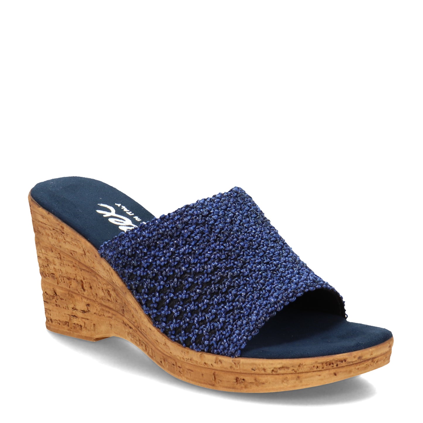 Peltz Shoes Women's Onex Bianca 2 Sandal NAVY BIANCA2-NVS