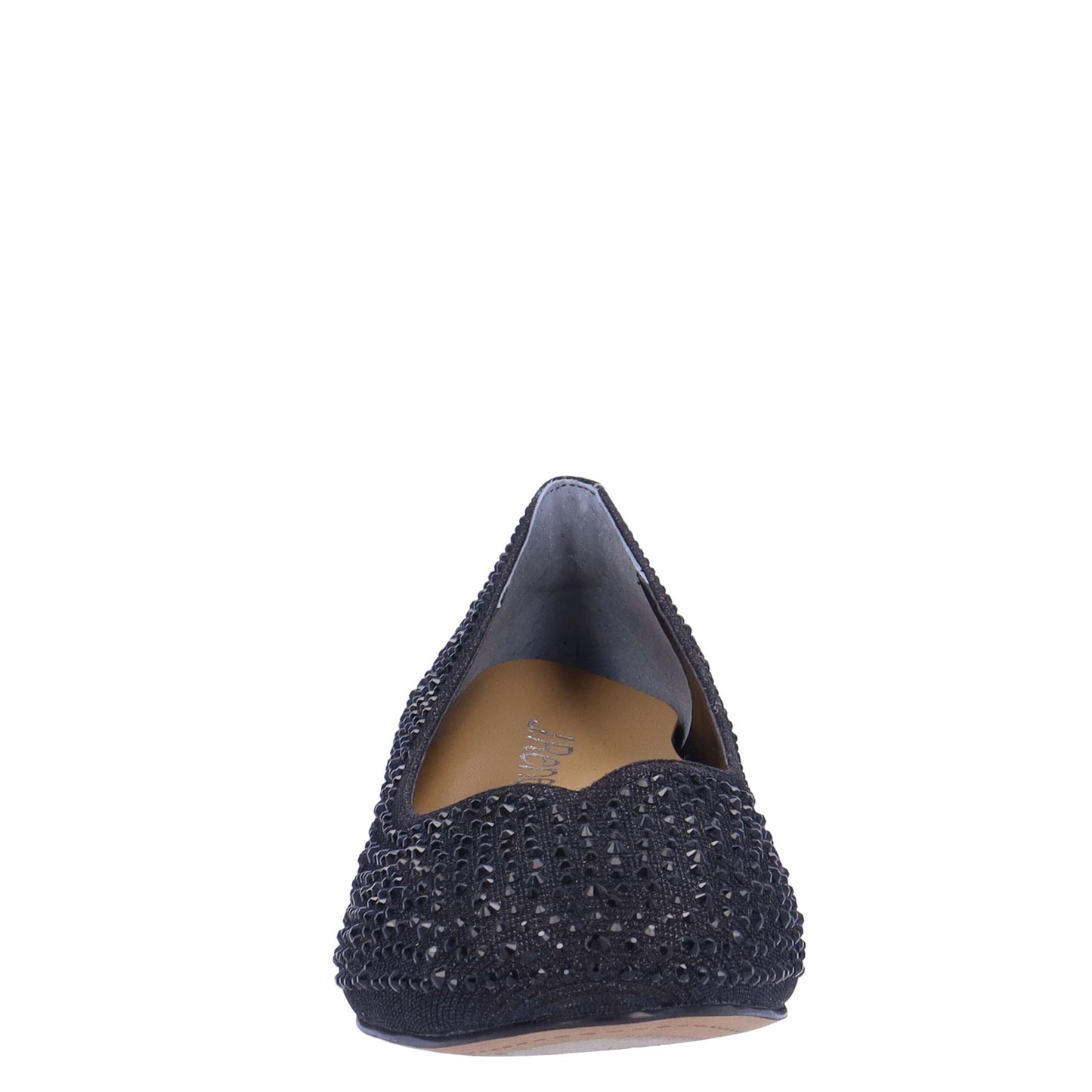 Peltz Shoes Women's J Renee Bielle Pump Black BIELLE-GFBLK