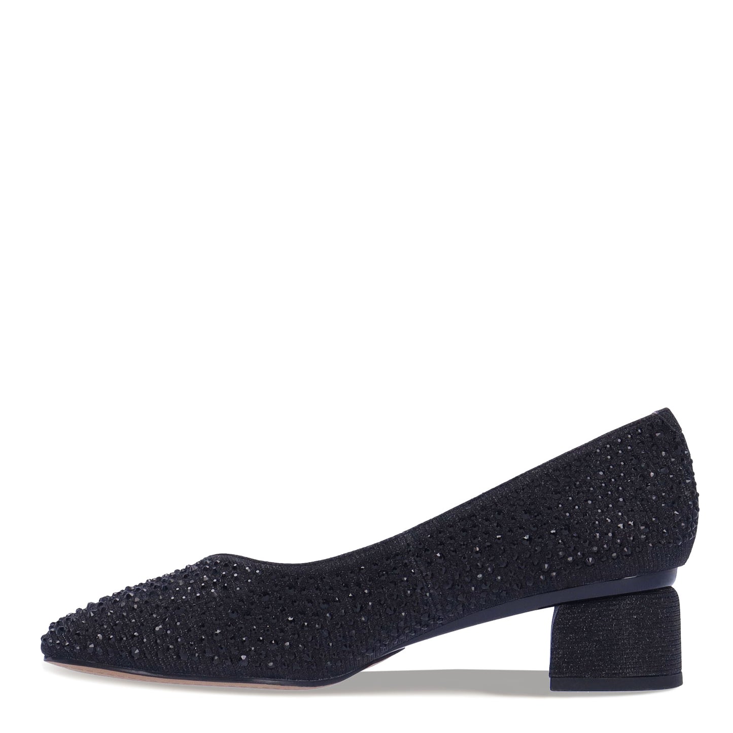 Peltz Shoes Women's J Renee Bielle Pump Black BIELLE-GFBLK