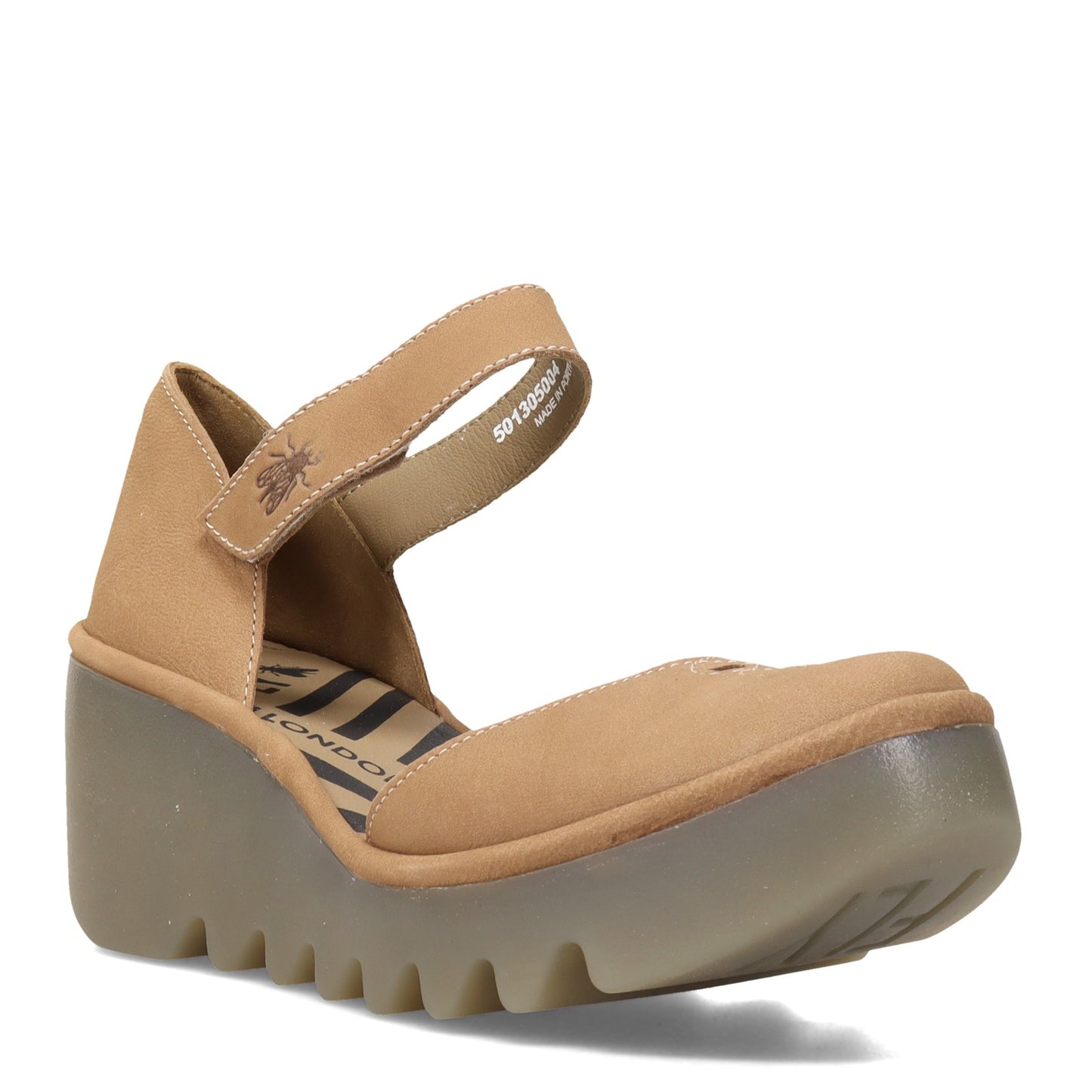 Peltz Shoes Women's Fly London Biso Mary Jane SAND BISO-004