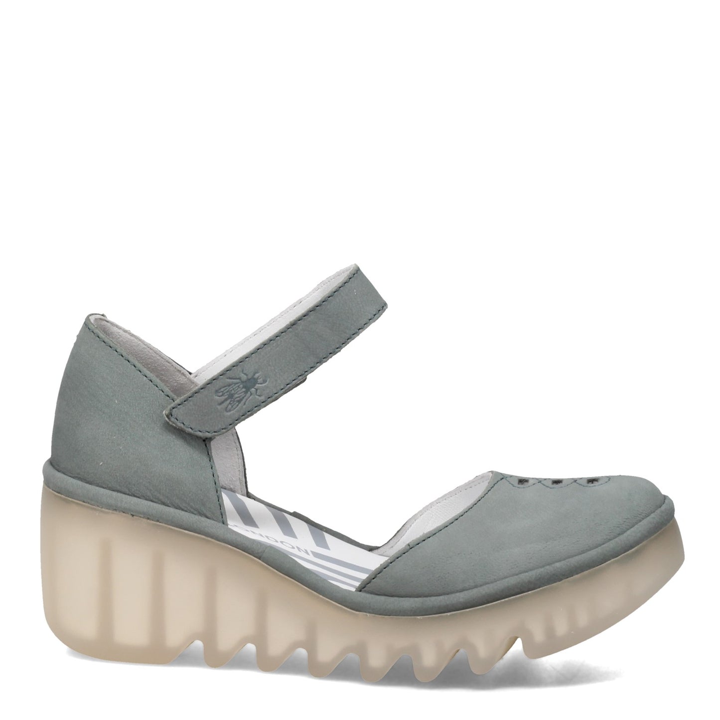 Peltz Shoes Women's Fly London Biso Mary Jane BLUE LIGHT BISO-008