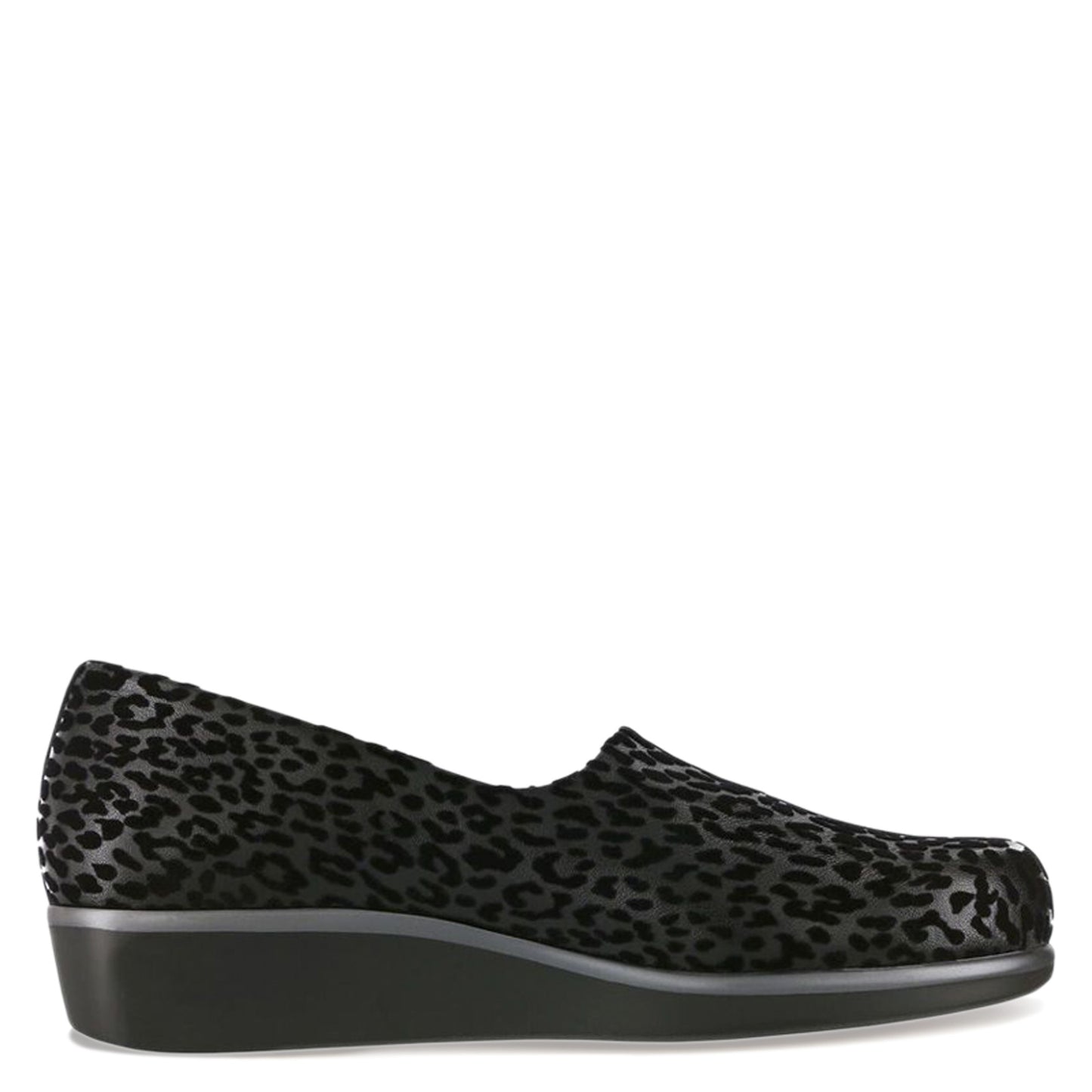 Peltz Shoes Women's SAS Bliss Slip-On BLACK / LEOPARD BLISS-BKLEOP