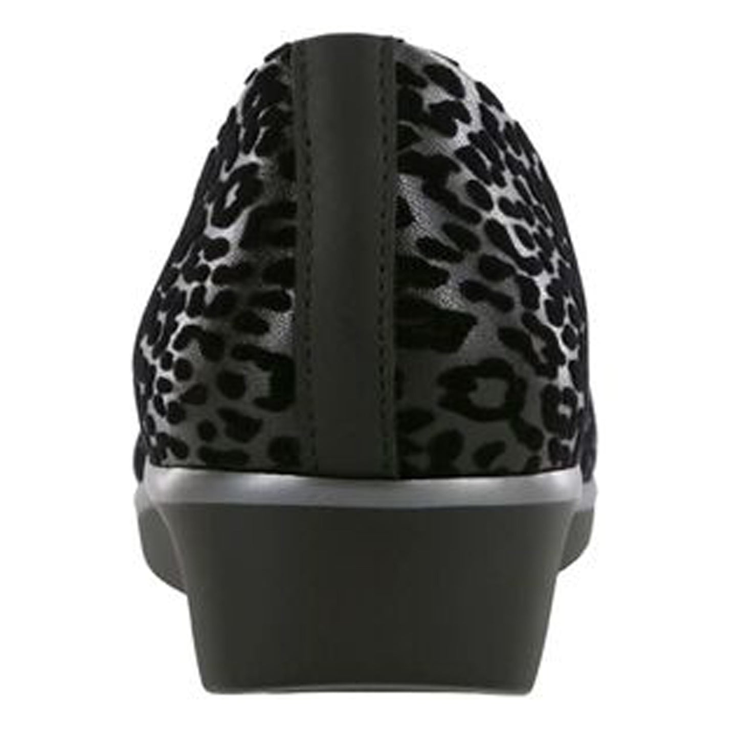 Peltz Shoes Women's SAS Bliss Slip-On BLACK / LEOPARD BLISS-BKLEOP