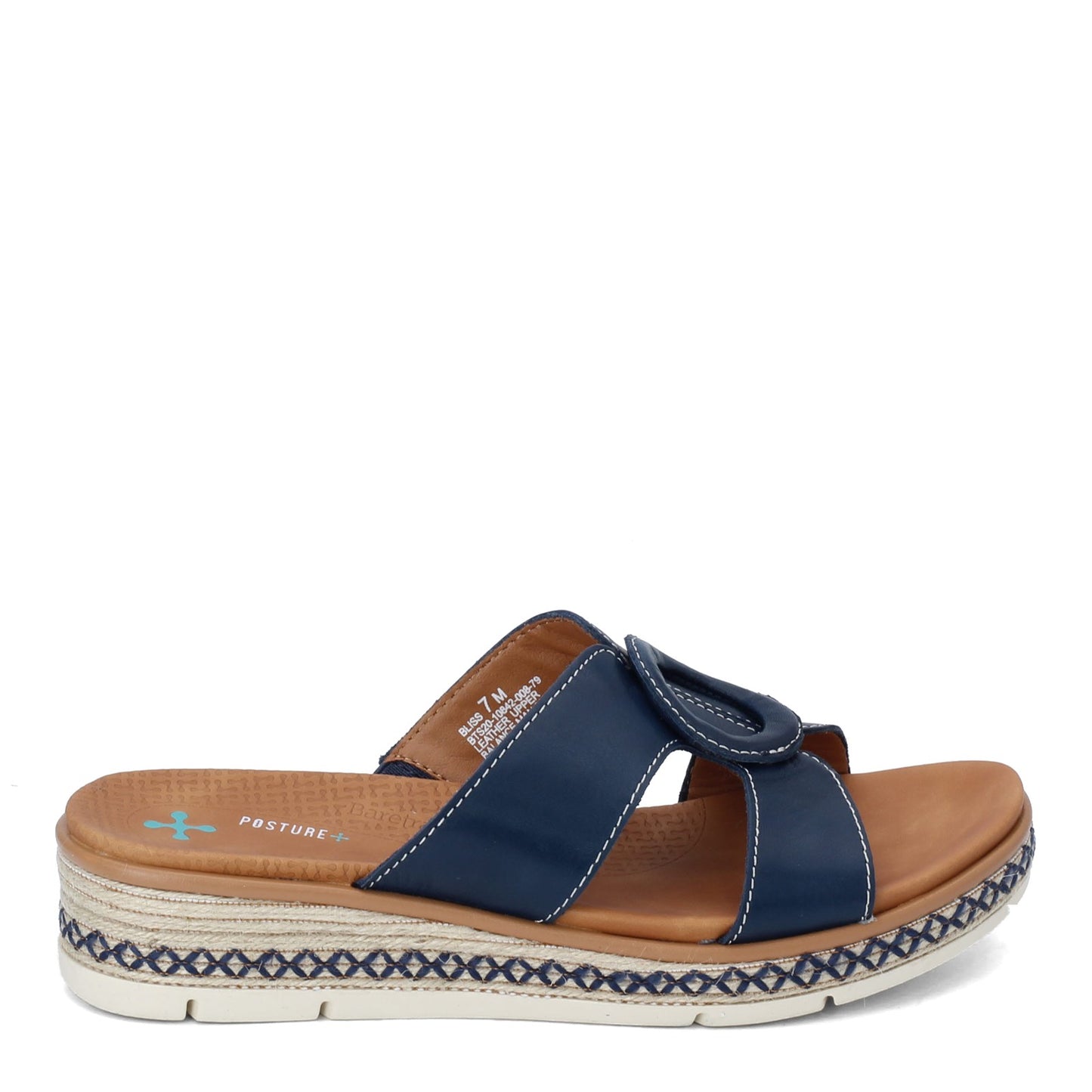 Peltz Shoes Women's SAS Bliss Slip-On Wedge NAVY BLISS NAVY