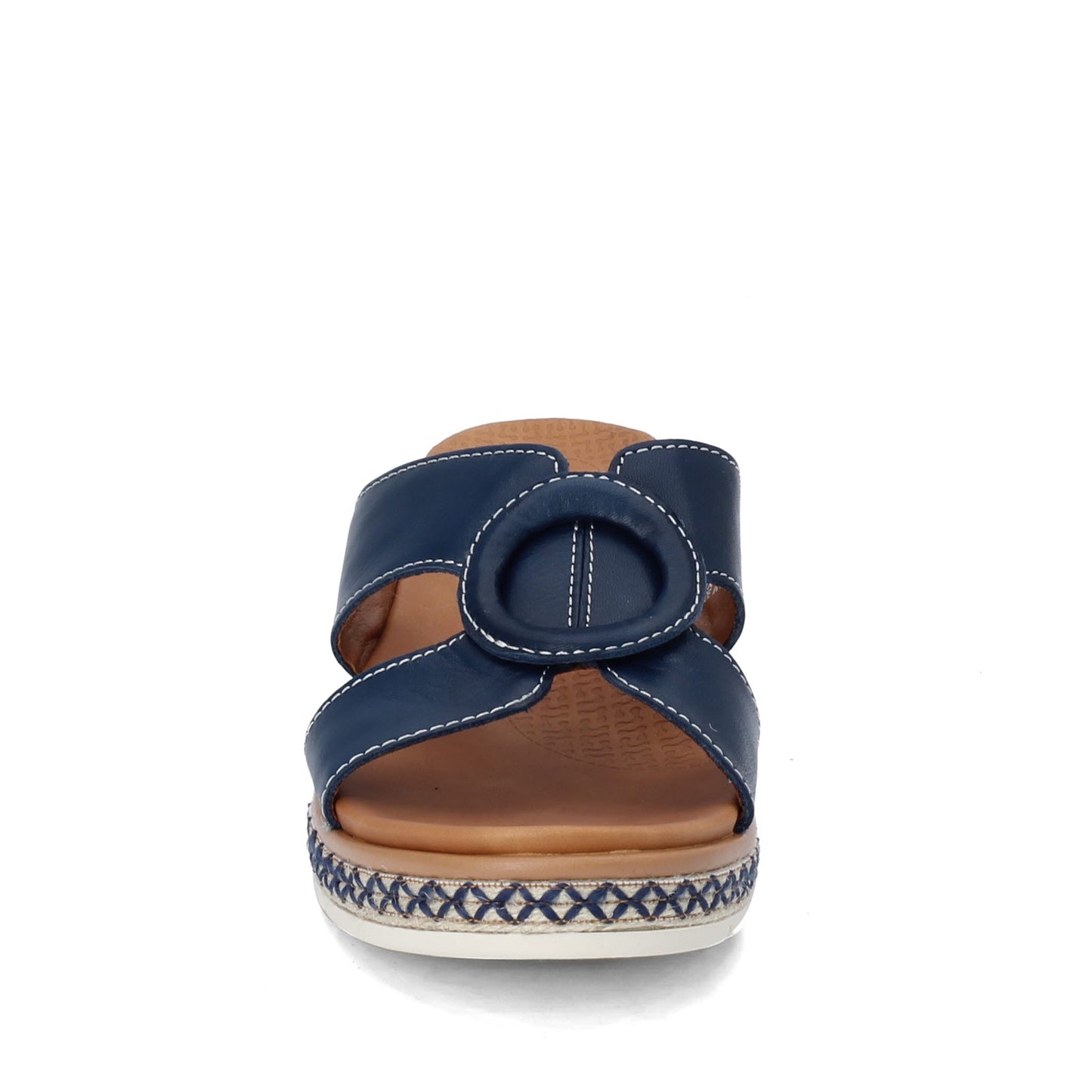Peltz Shoes Women's SAS Bliss Slip-On Wedge NAVY BLISS NAVY