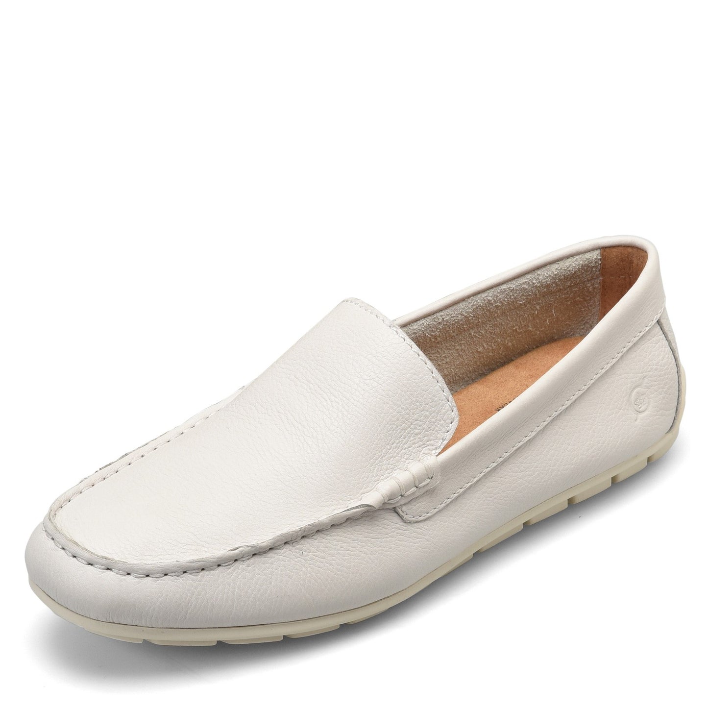 Peltz Shoes Men's Born Allan Loafer White BM0000901