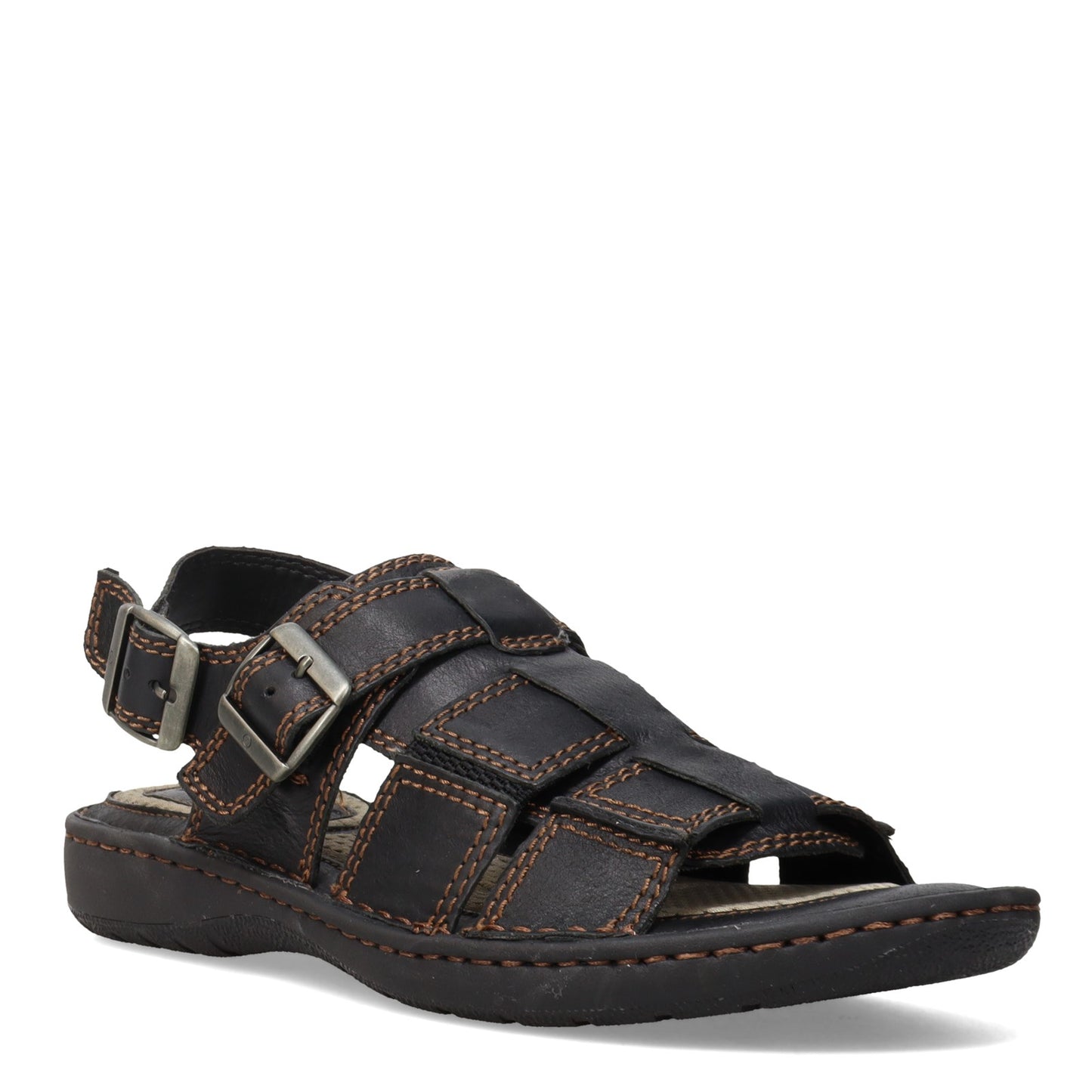 Peltz Shoes Men's Born Miguel Sandal Black BM0007103