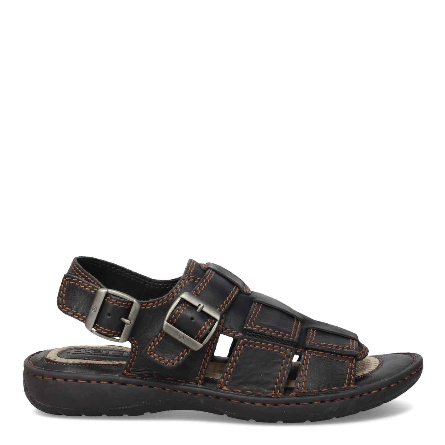 Peltz Shoes Men's Born Miguel Sandal Black BM0007103