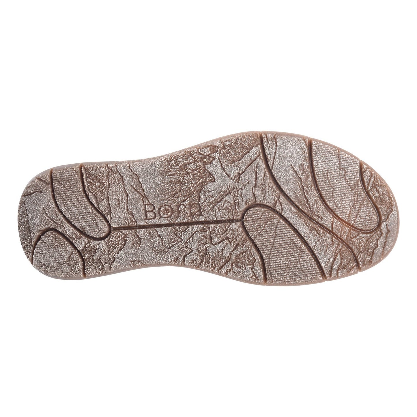 Peltz Shoes Men's Born Baylor Moc Taupe BM0009917