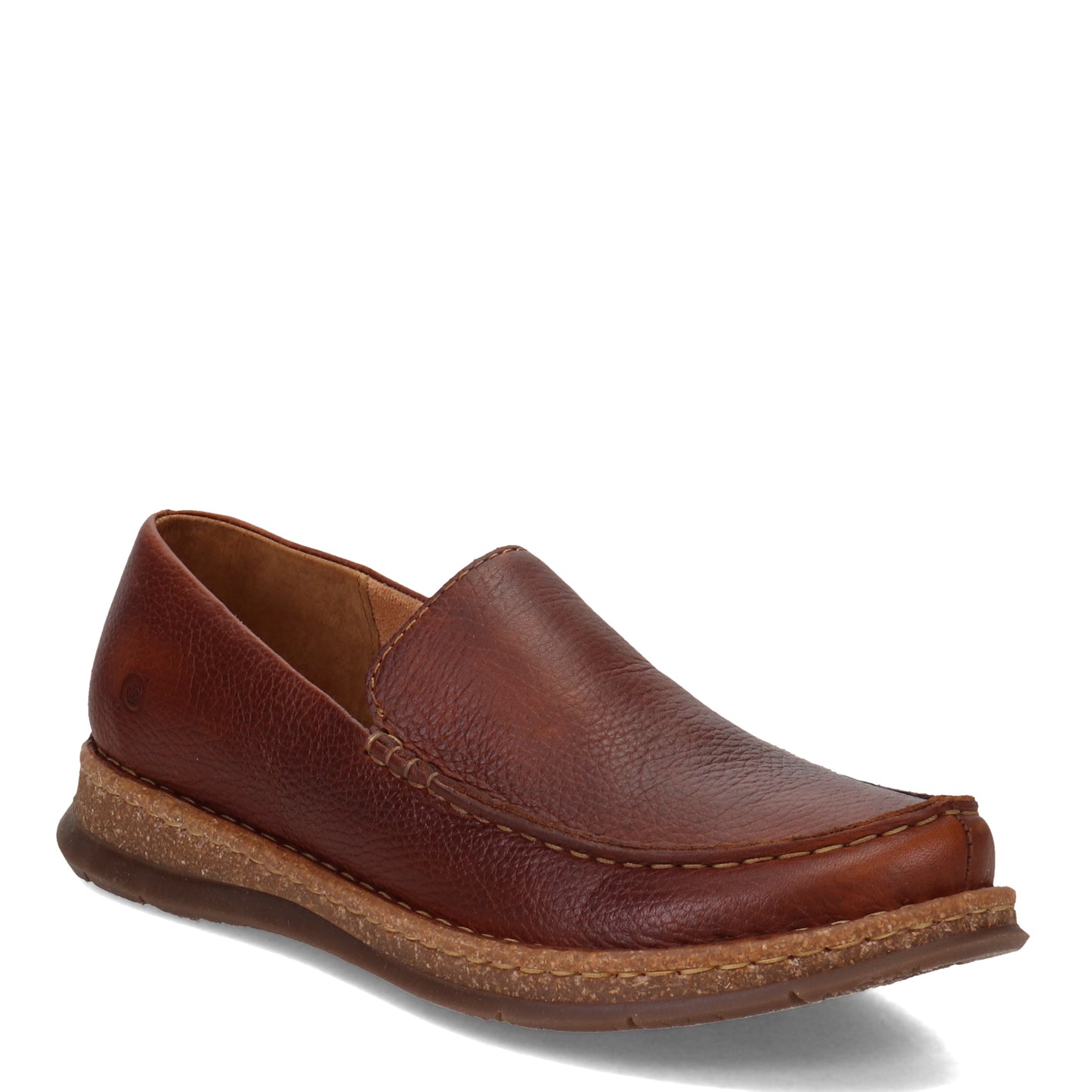 Peltz Shoes Men's Born Baylor Moc Dark Brown BM0009923