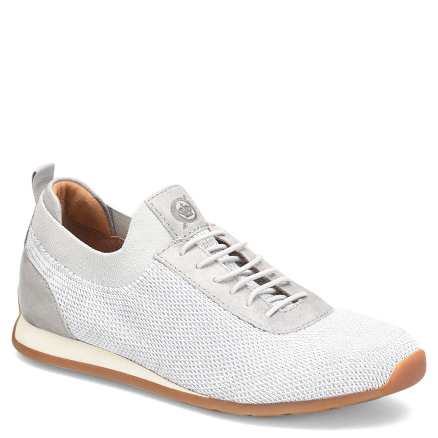 Peltz Shoes Men's Born Barrett Sneaker Grey/Grey BM0010638