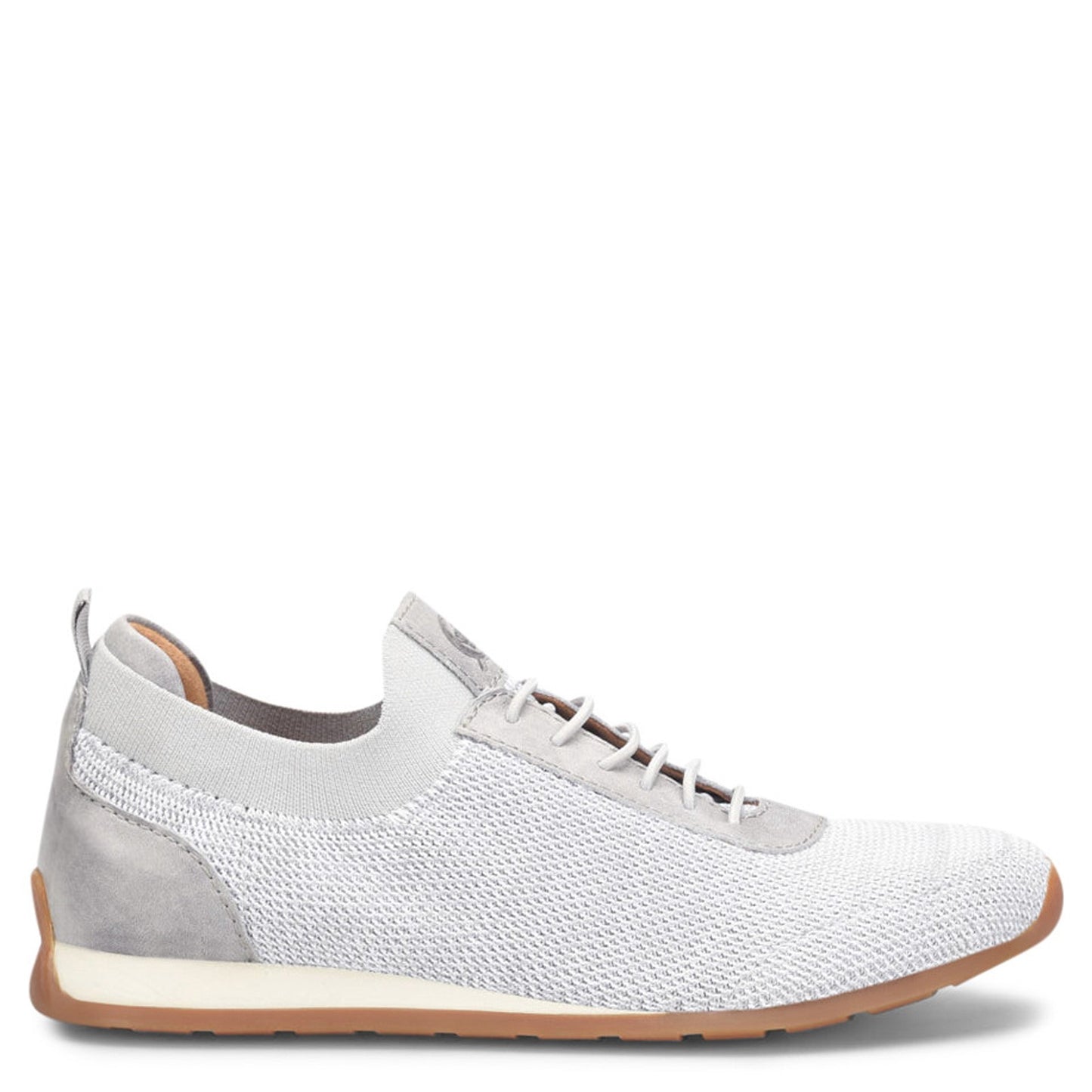 Peltz Shoes Men's Born Barrett Sneaker Grey/Grey BM0010638