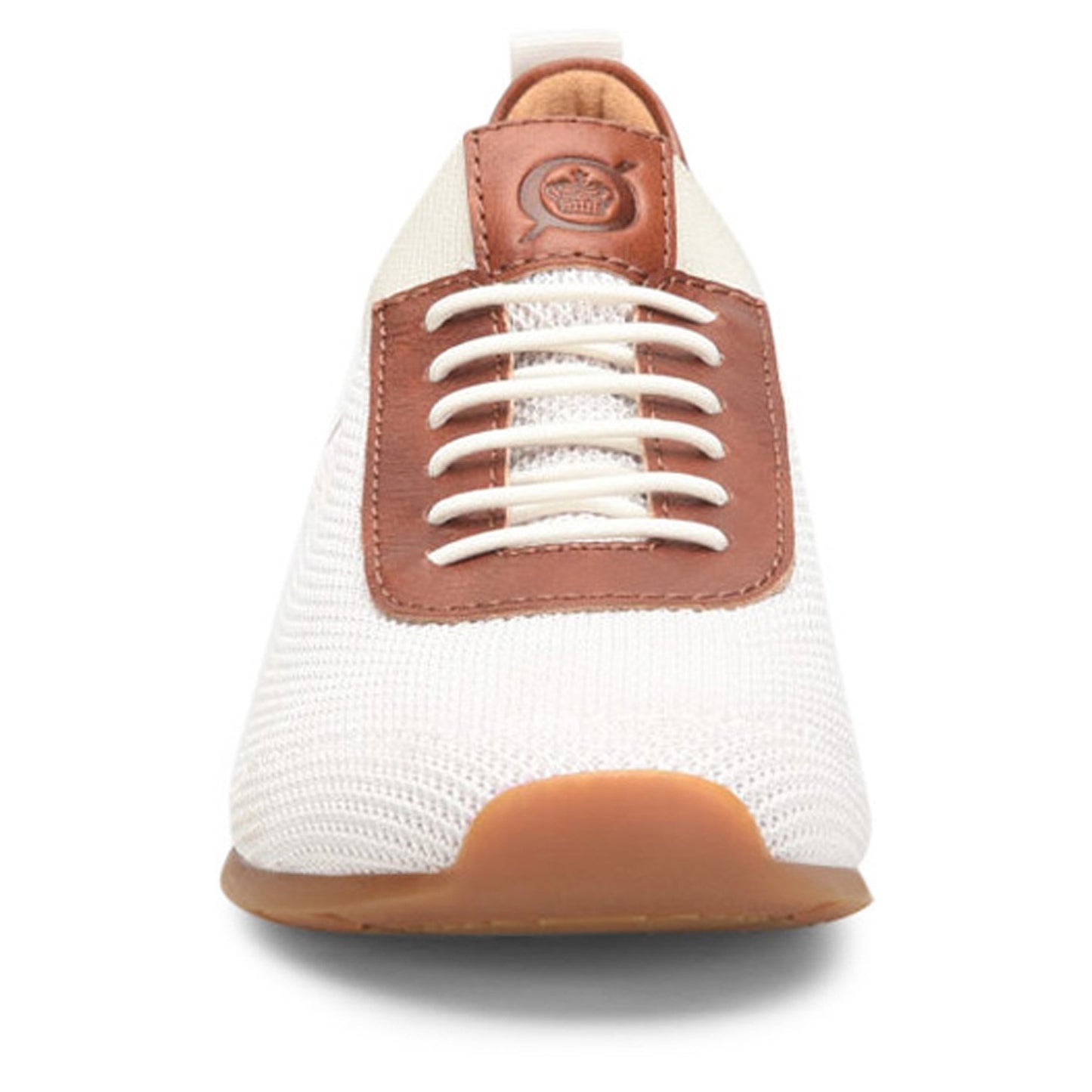Peltz Shoes Men's Born Barrett Sneaker White/Dark Tan BM0010690