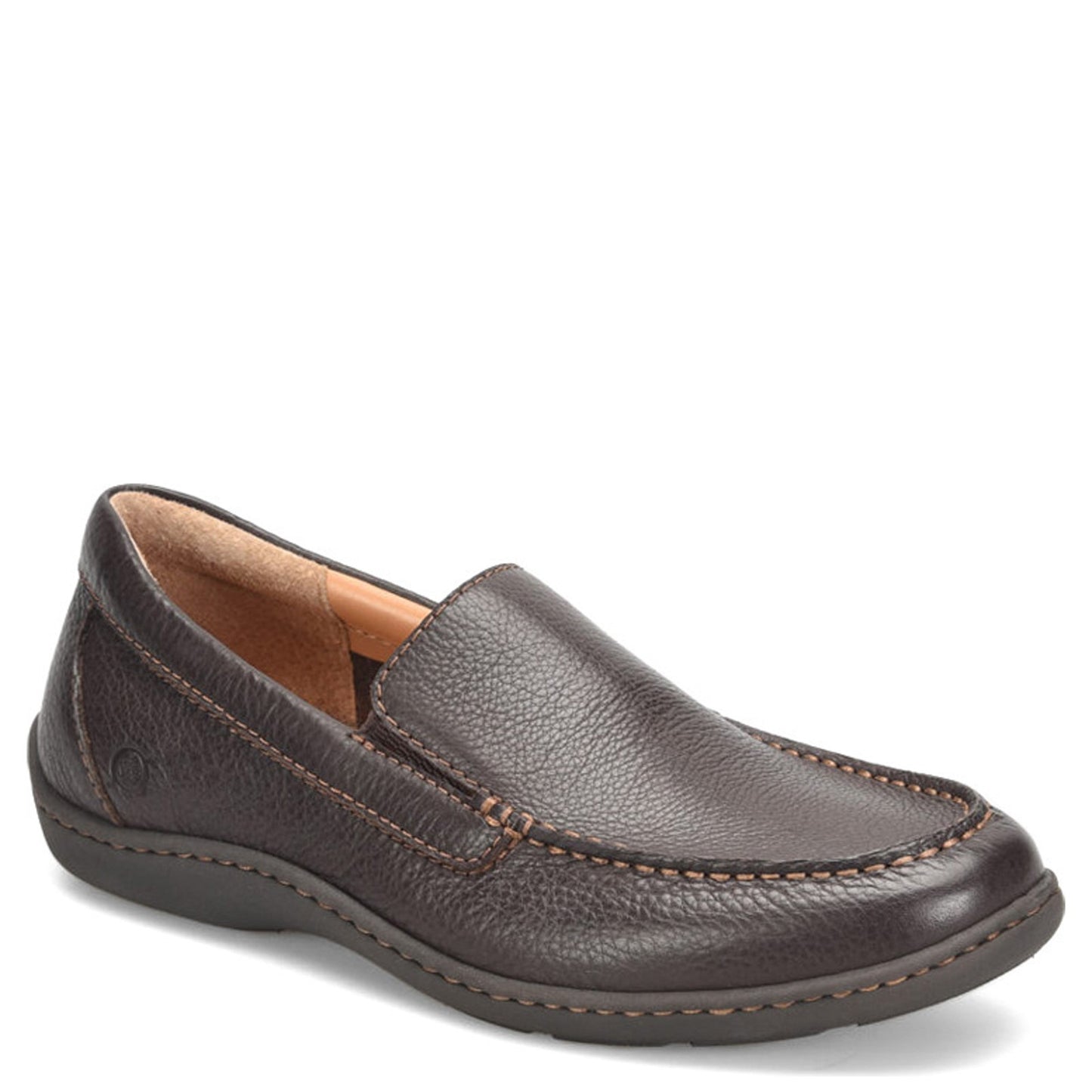 Peltz Shoes Men's Born Brompton II Loafer Dark Brown BM0010723