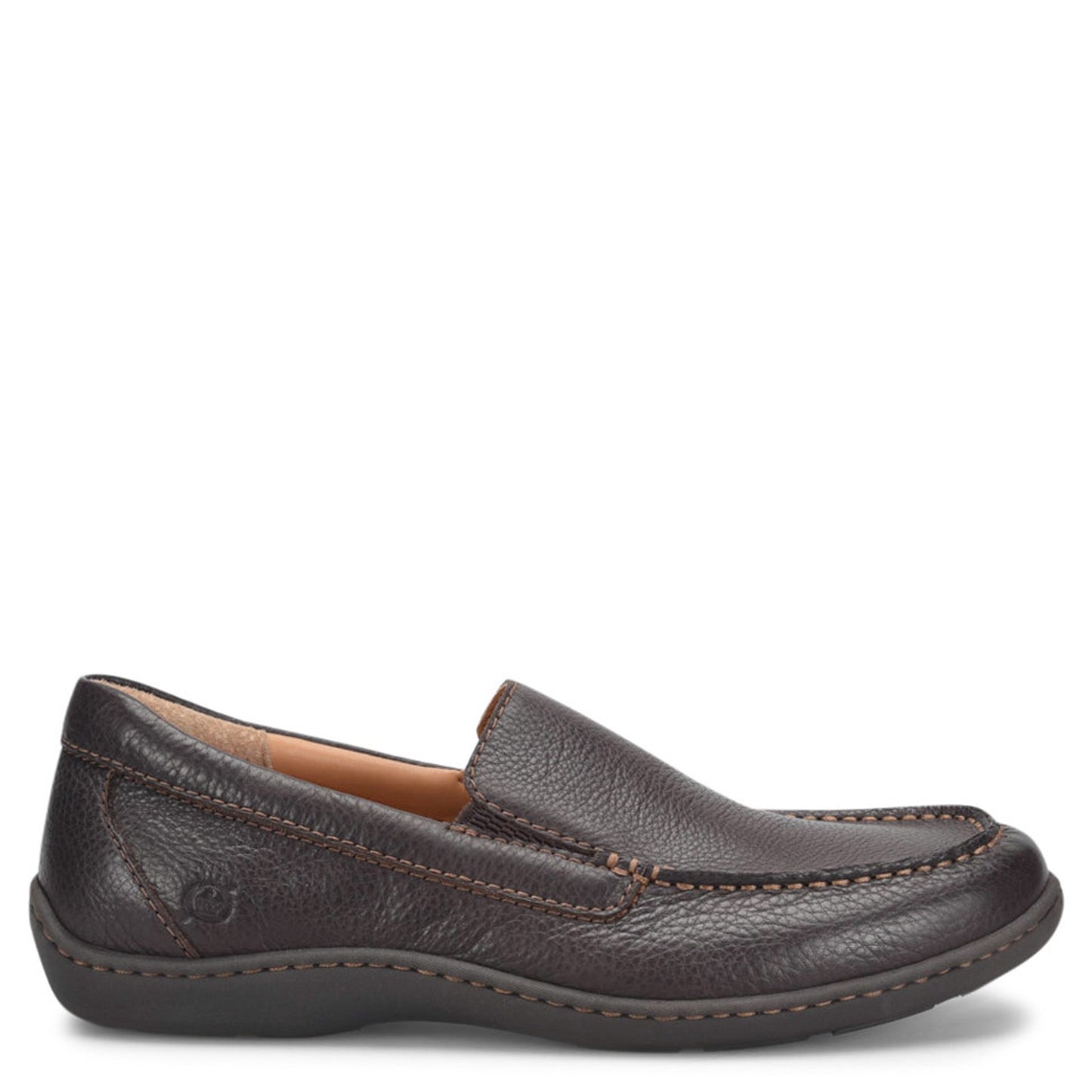 Peltz Shoes Men's Born Brompton II Loafer Dark Brown BM0010723