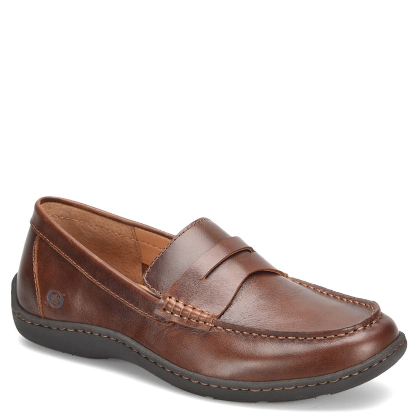 Peltz Shoes Men's Born Simon III Loafer Tan BM0010916