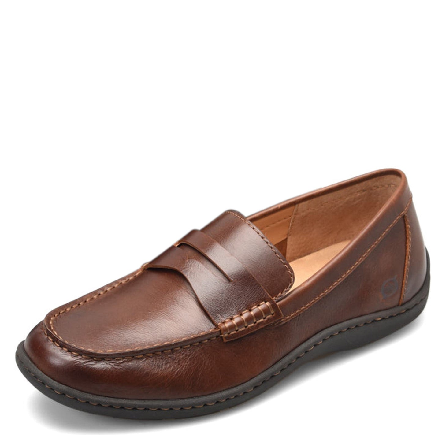 Peltz Shoes Men's Born Simon III Loafer Tan BM0010916