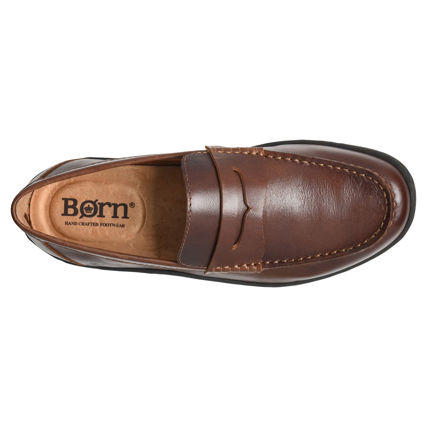 Peltz Shoes Men's Born Simon III Loafer Tan BM0010916