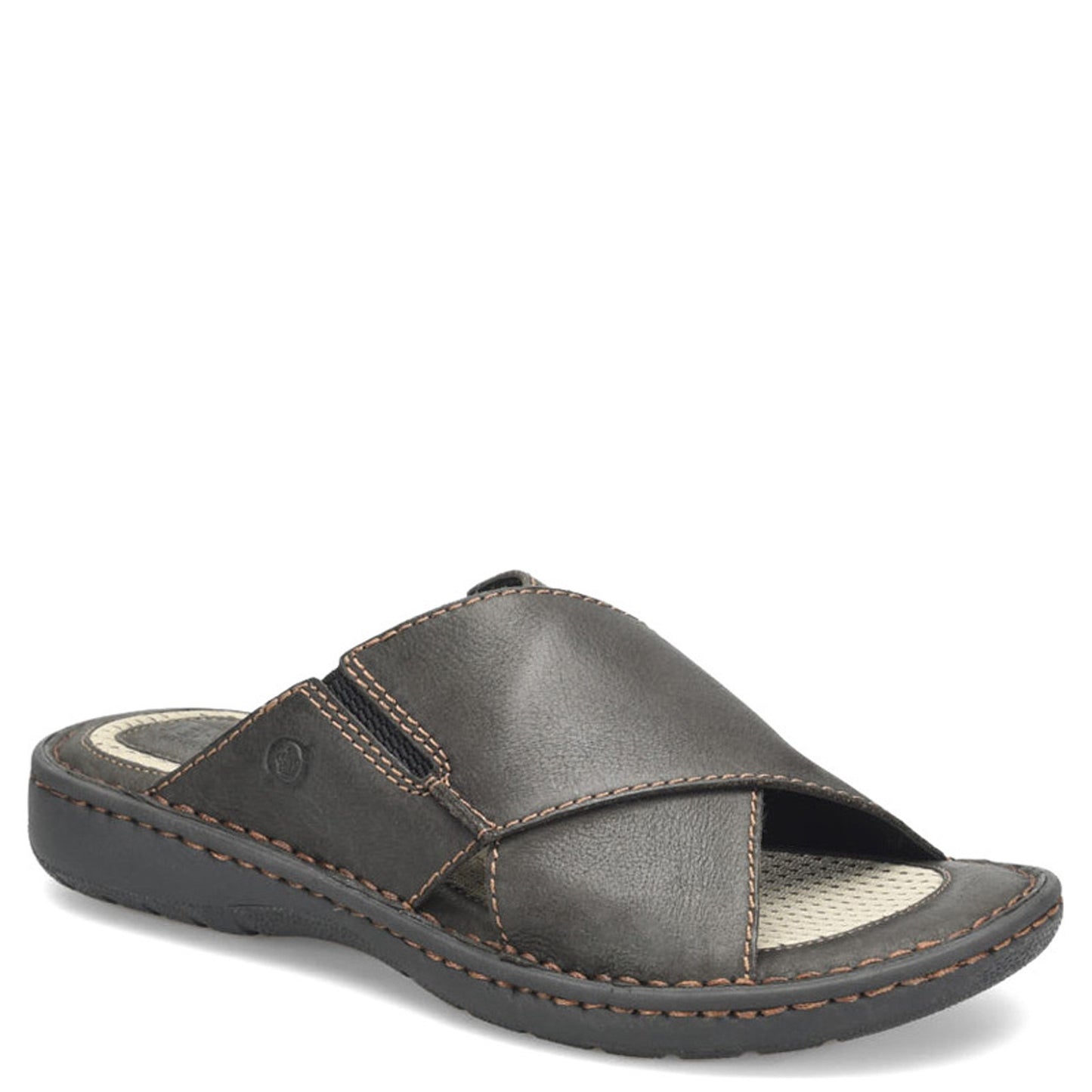 Peltz Shoes Men's Born Marco Sandal Black BM0011103