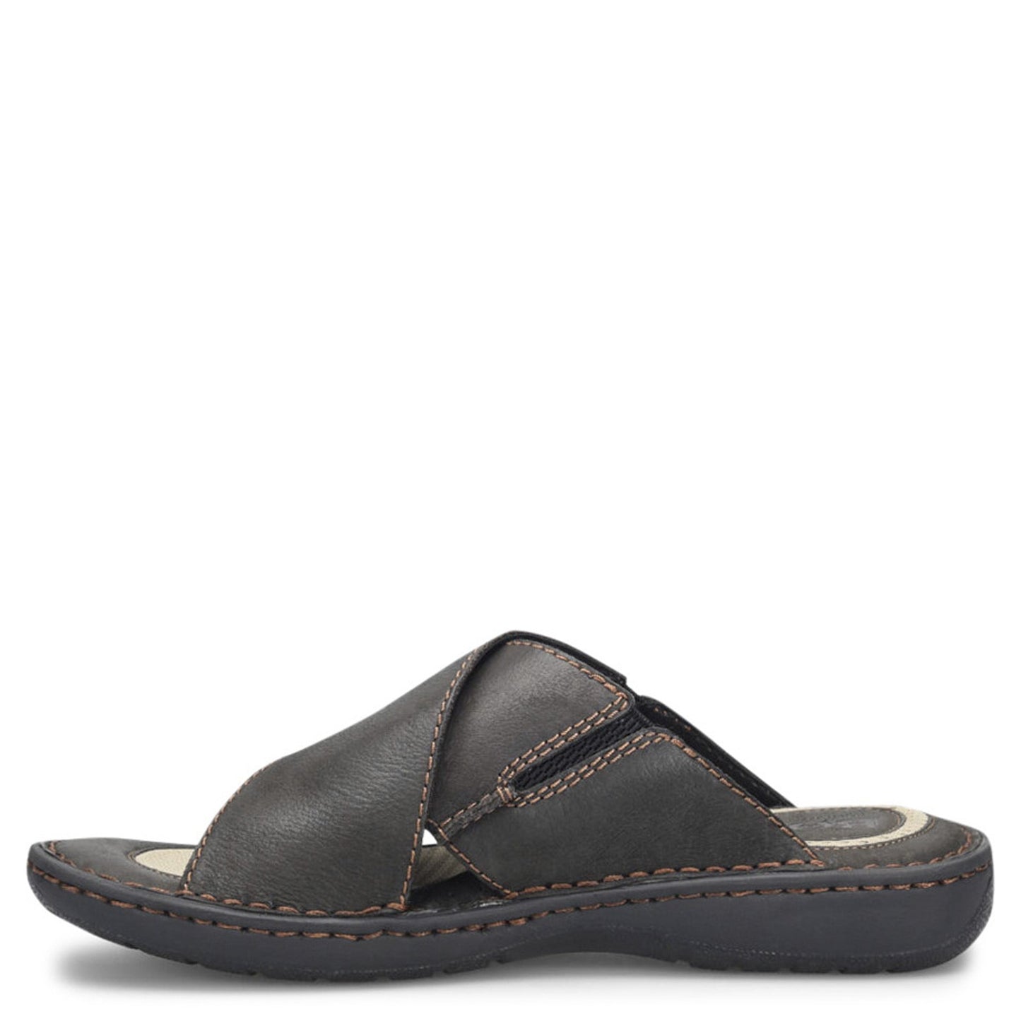 Peltz Shoes Men's Born Marco Sandal Black BM0011103