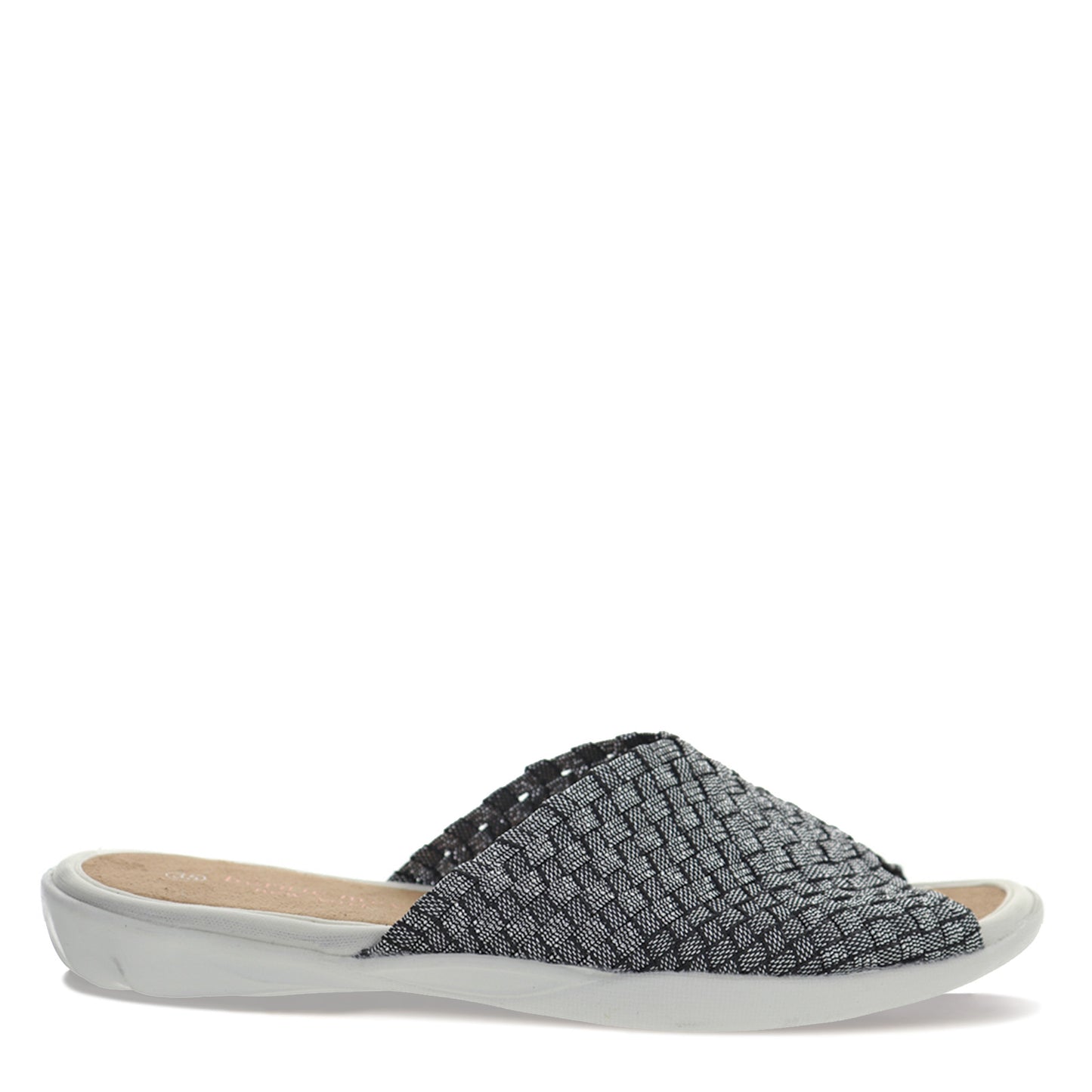 Peltz Shoes Women's Bernie Mev Bon Bon Sandal BLACK SHIMMER FABRIC BON BON BLK SHI