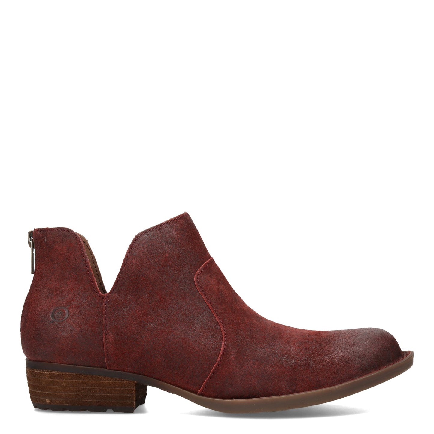 Peltz Shoes Women's Born Kerri Ankle Boot Red BR0012044