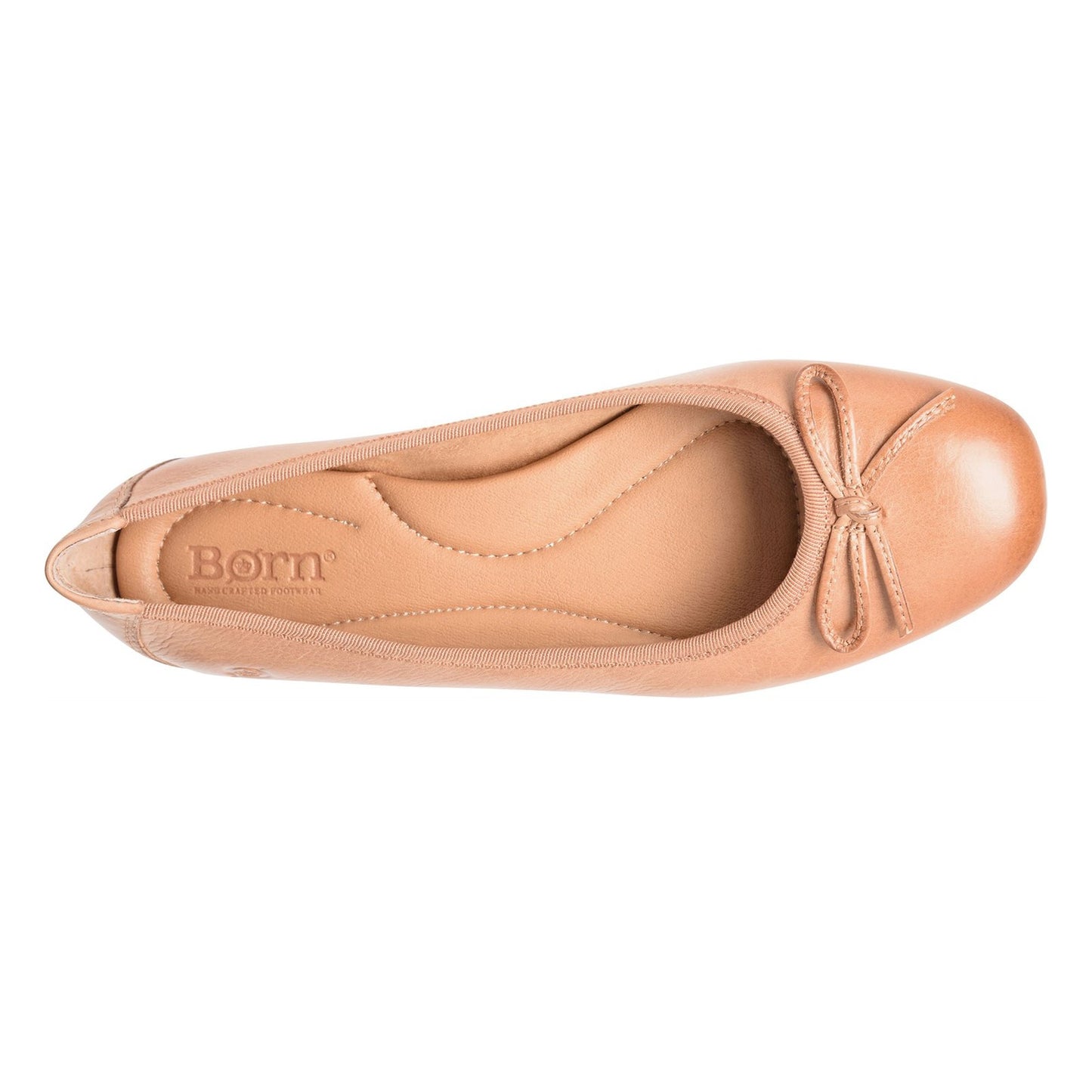 Peltz Shoes Women's Born Brin Flat Natural BR0018775