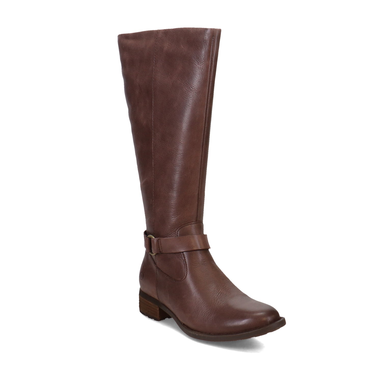 Peltz Shoes Women's Born Saddler Boot Chocolate BR0028848
