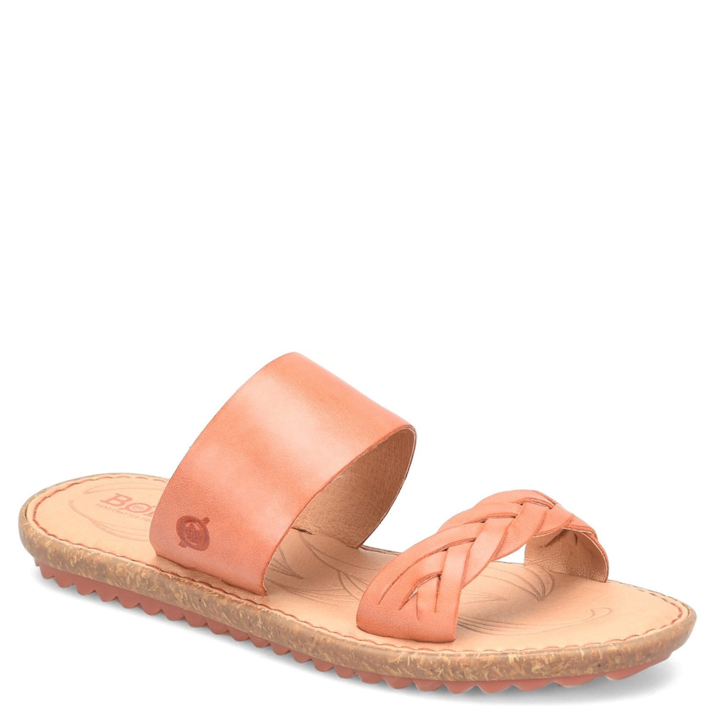 Peltz Shoes Women's Born Morena Sandal Orange BR0033908