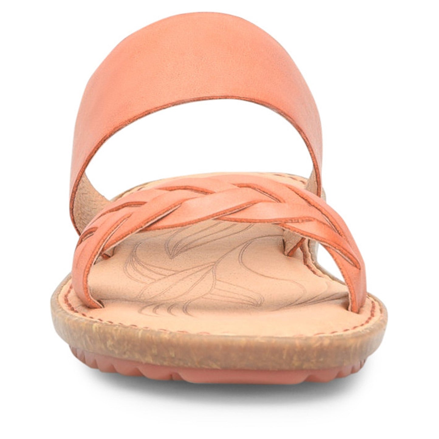 Peltz Shoes Women's Born Morena Sandal Orange BR0033908